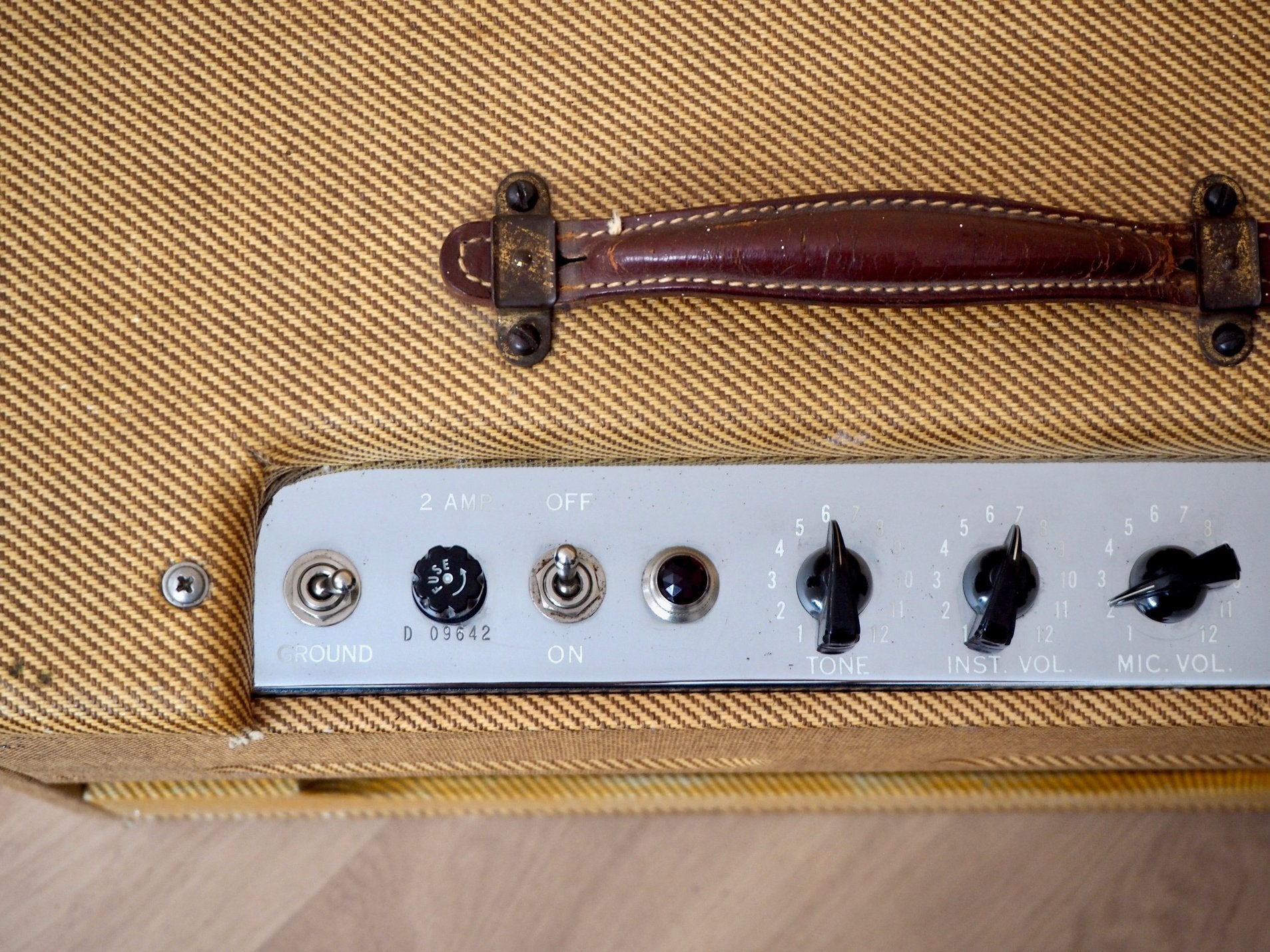 1960 Fender Deluxe Tweed Narrow Panel Vintage Tube Amp 5E3 Circuit w/ Jensen P12Q