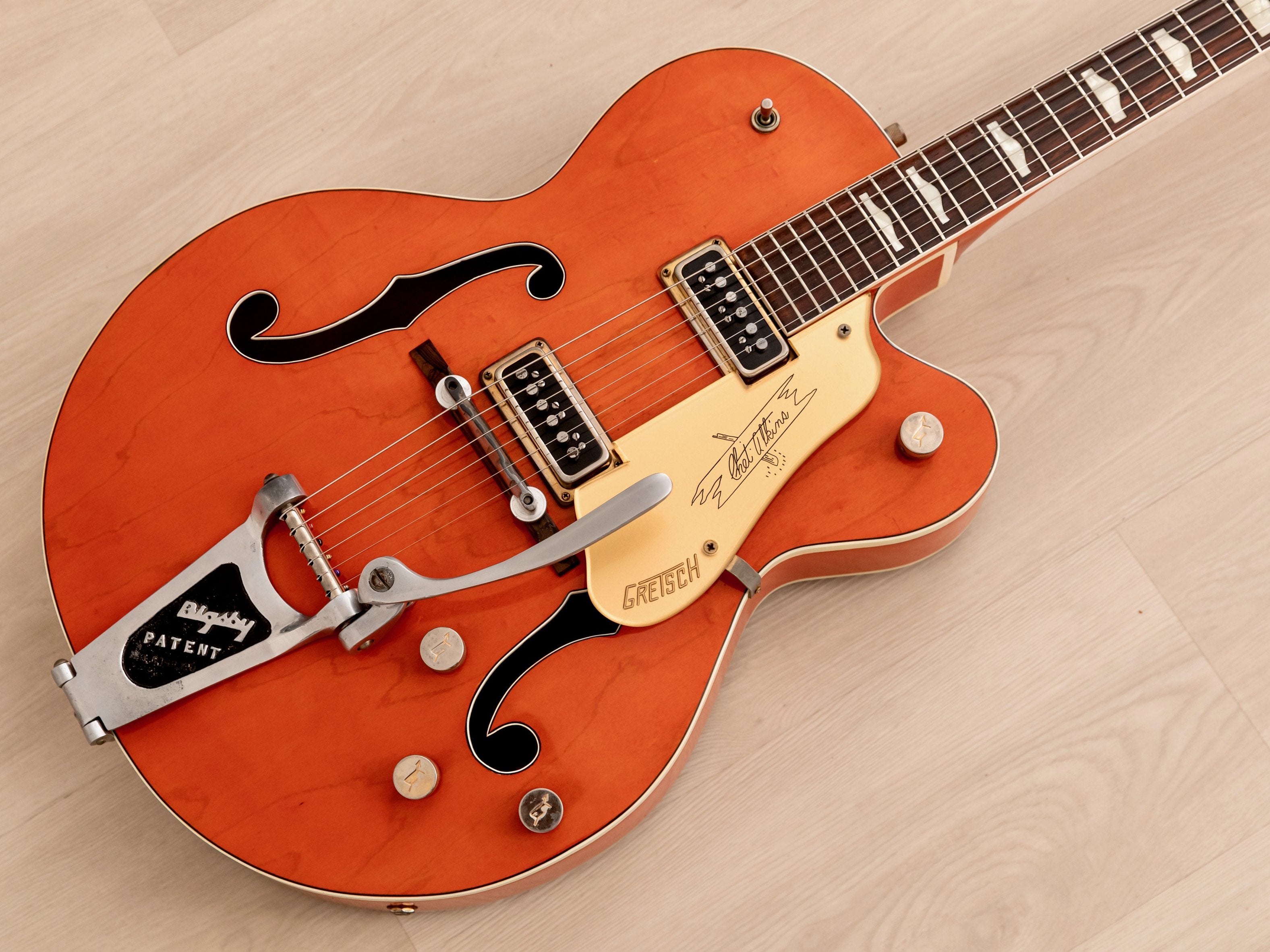 1957 Gretsch 6120 Chet Atkins Vintage Guitar Western Orange 100