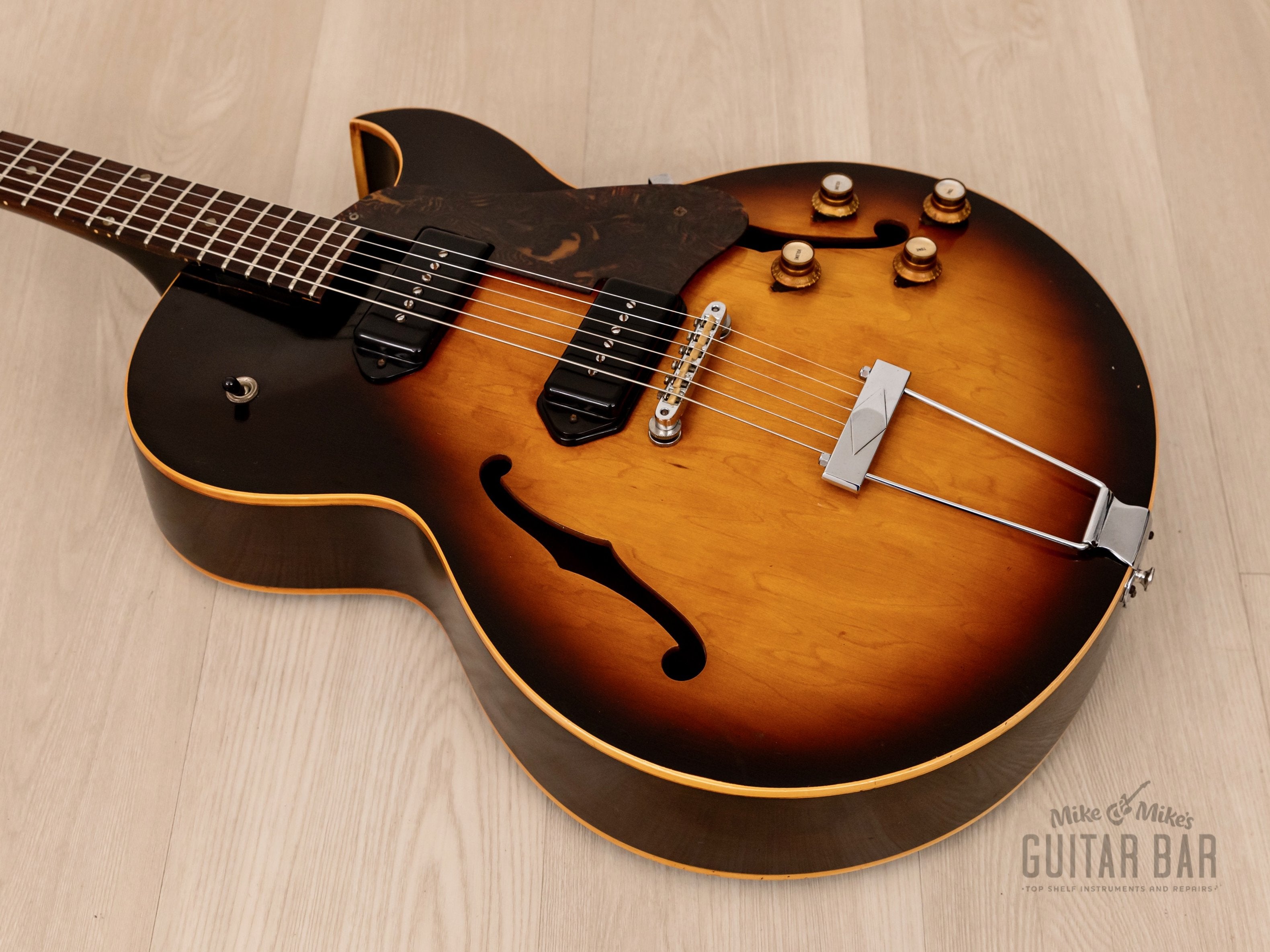 1965 Gibson ES-125 DC Cutaway Vintage Archtop Guitar Sunburst w/ P-90s, Case