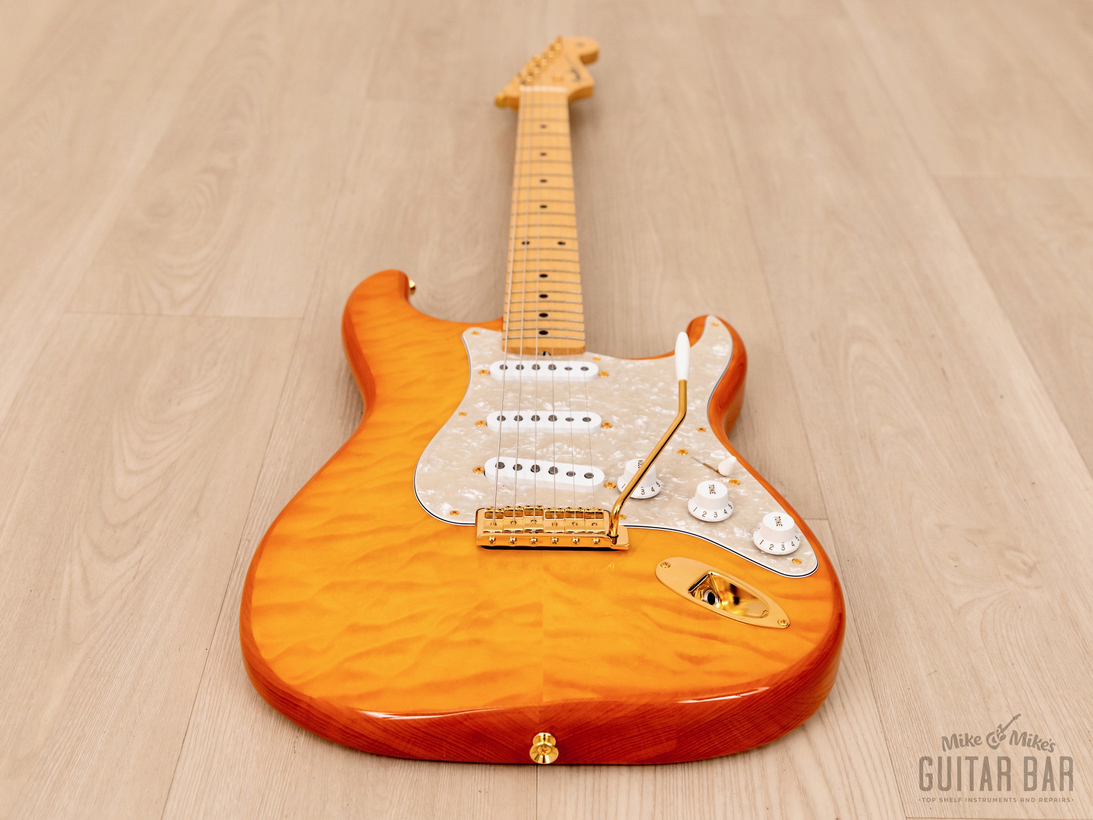 2023 Fender Traditional II 50s Stratocaster FSR Ishibashi w/ Quilted Maple Top, Honey Burst, Japan MIJ