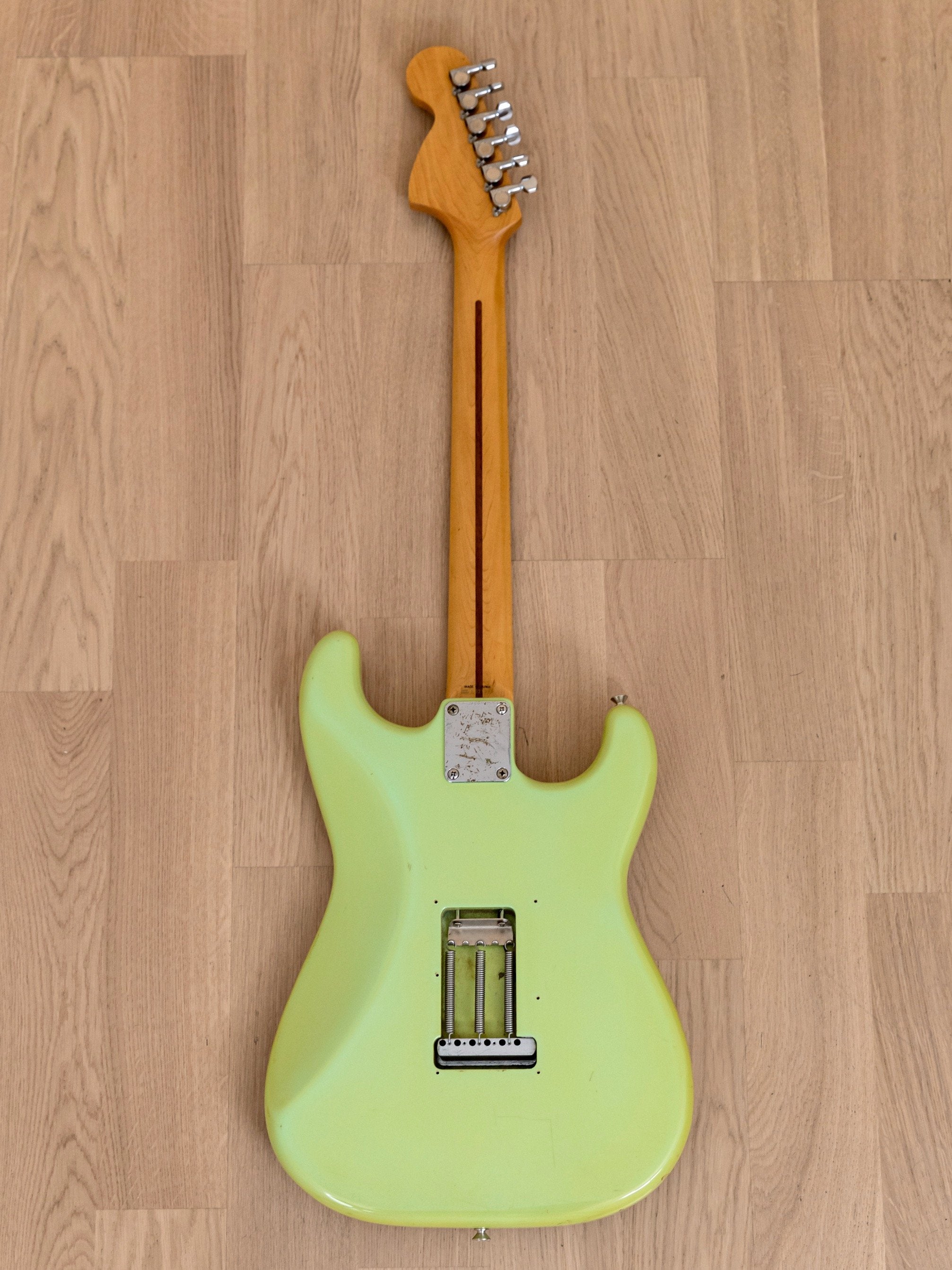 1987 Fender Yngwie Malmsteen Stratocaster ST72-86DSC Reverse Body Sonic Blue, Order Made & Yngwie-Signed, Japan MIJ