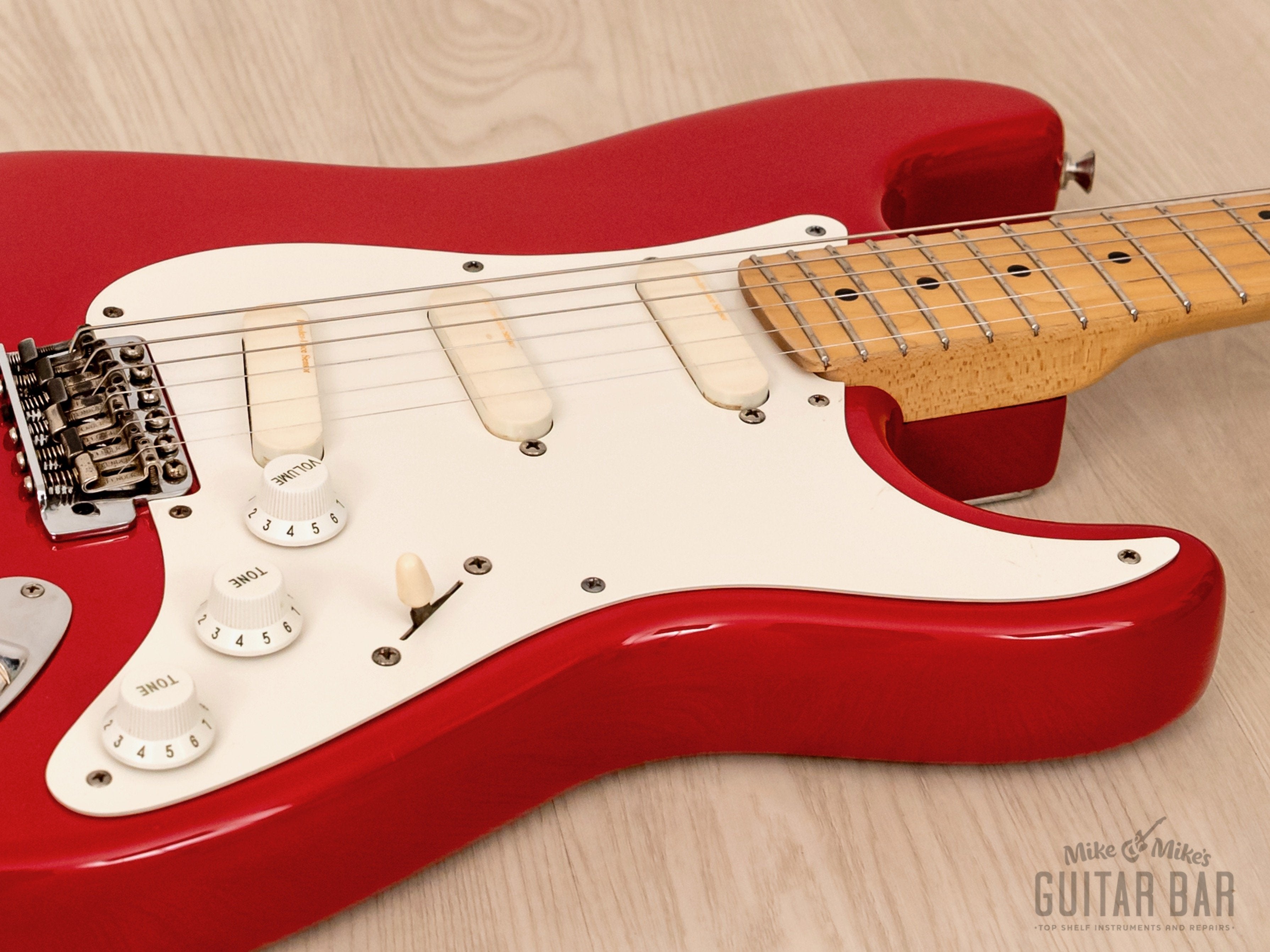 1988 Fender Eric Clapton Signature Stratocaster Torino Red, First Year w/ Lace Sensors, Tweed Case