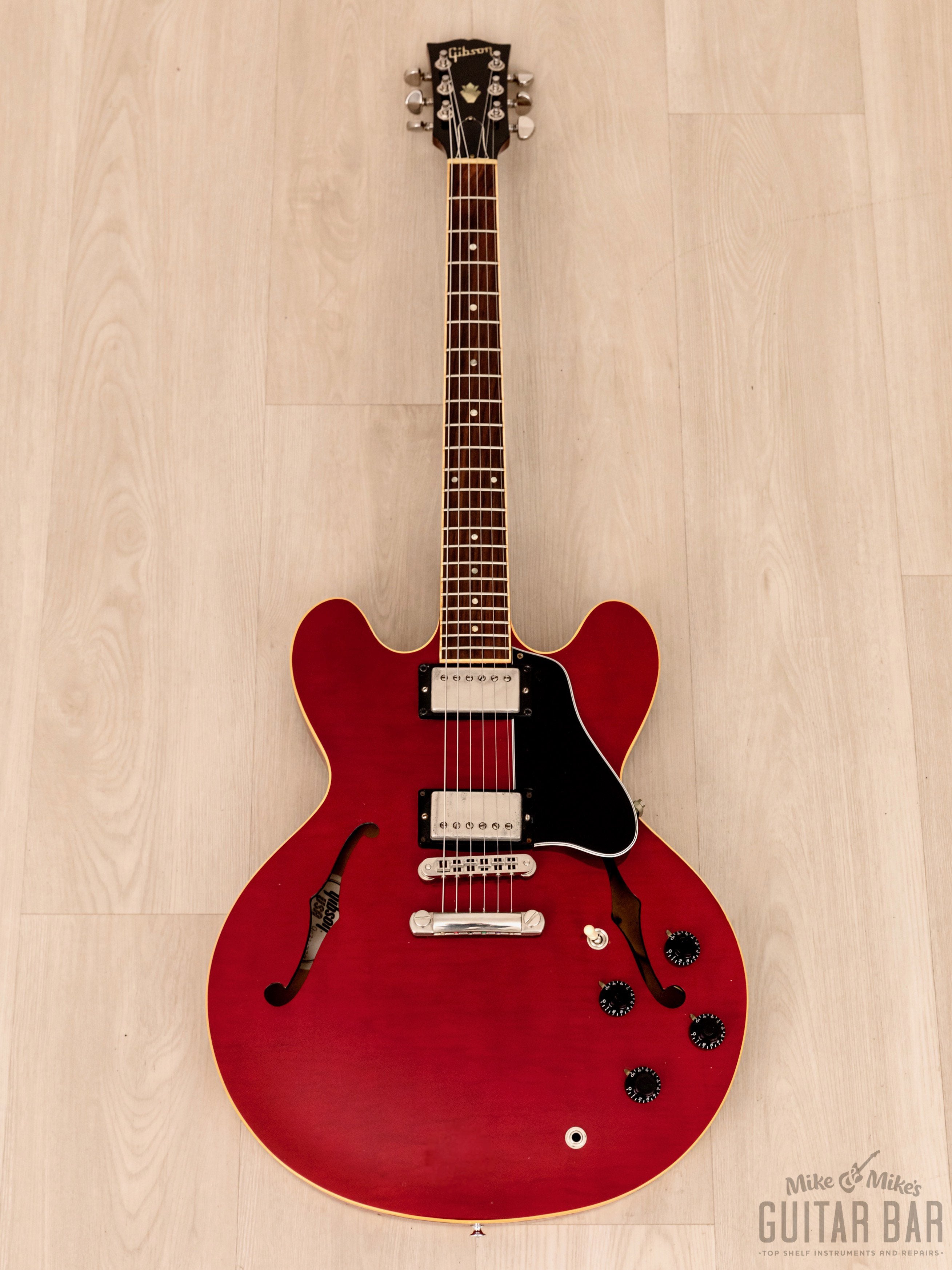 1991 Gibson Memphis ES-335 Dot Figured, Cherry w/ '57 Classic PAFs & Case
