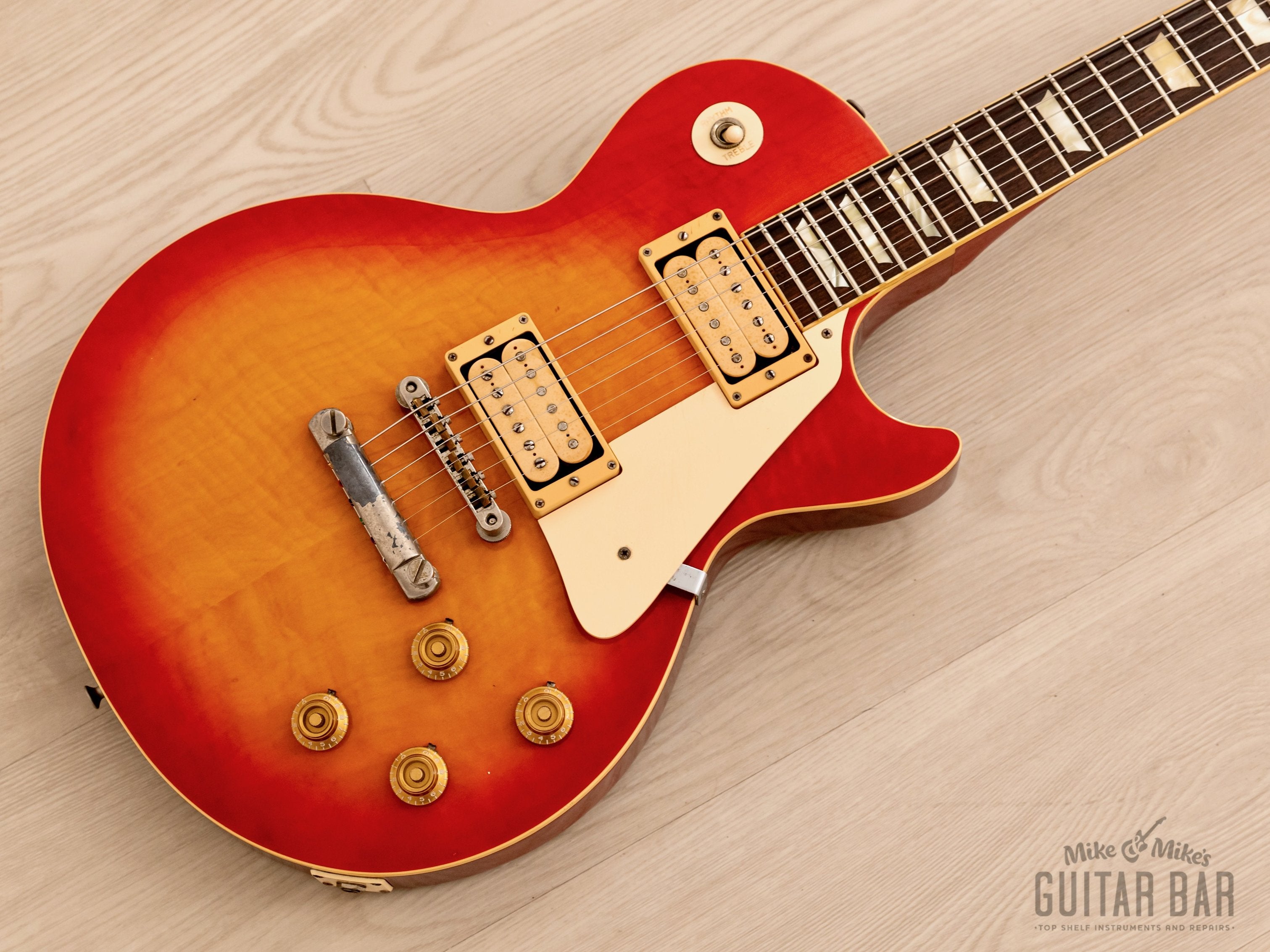 1979 Tokai Les Paul Reborn LS120 Vintage Flame Top Guitar Collector G 1979-tokai-les-paul-reborn-ls120-vintage-flame-top-guitar-collector-g