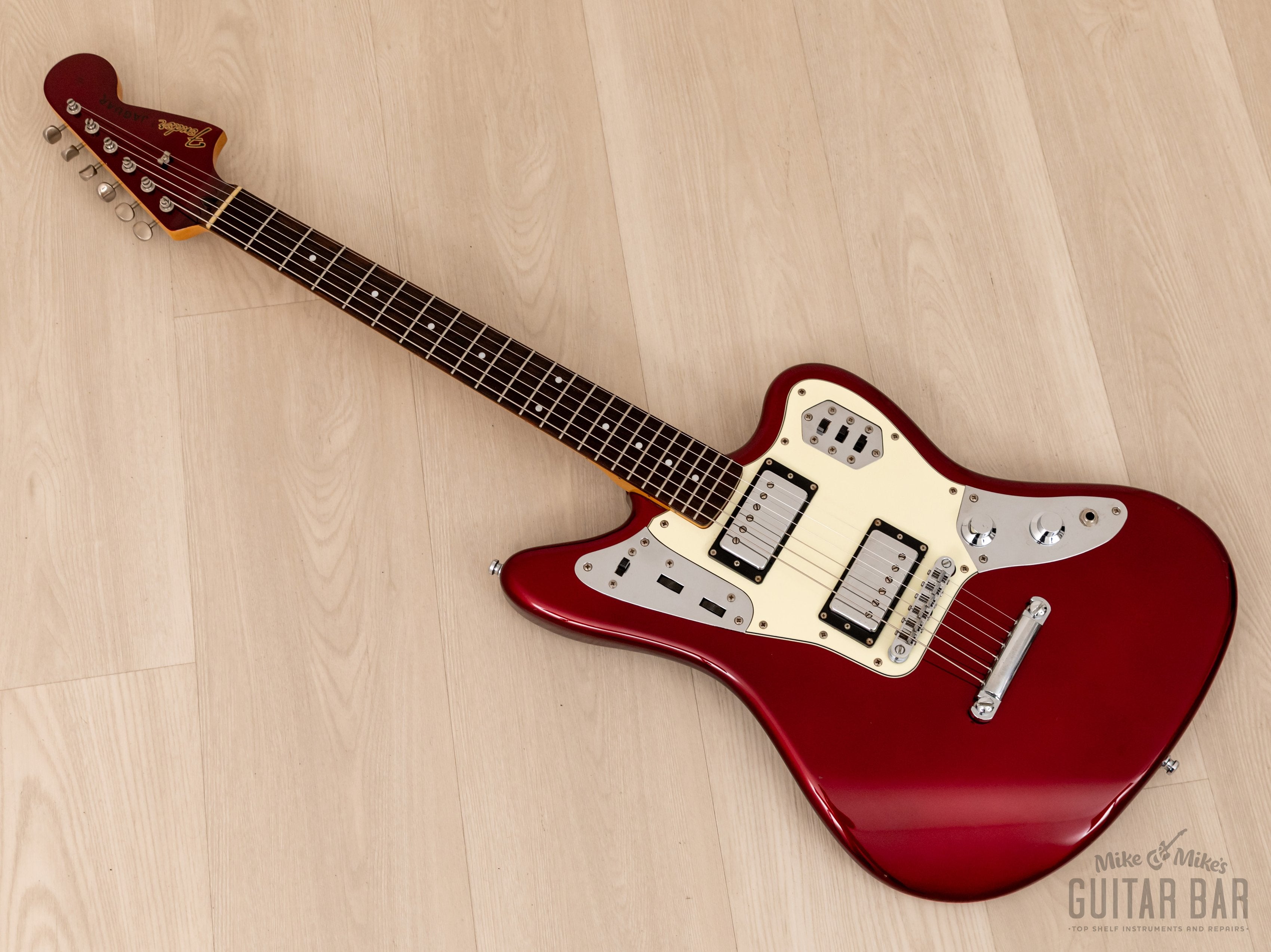 2004 Fender Jaguar Special HH JGS-78 Offset Electric Guitar Candy Apple Red, Japan CIJ