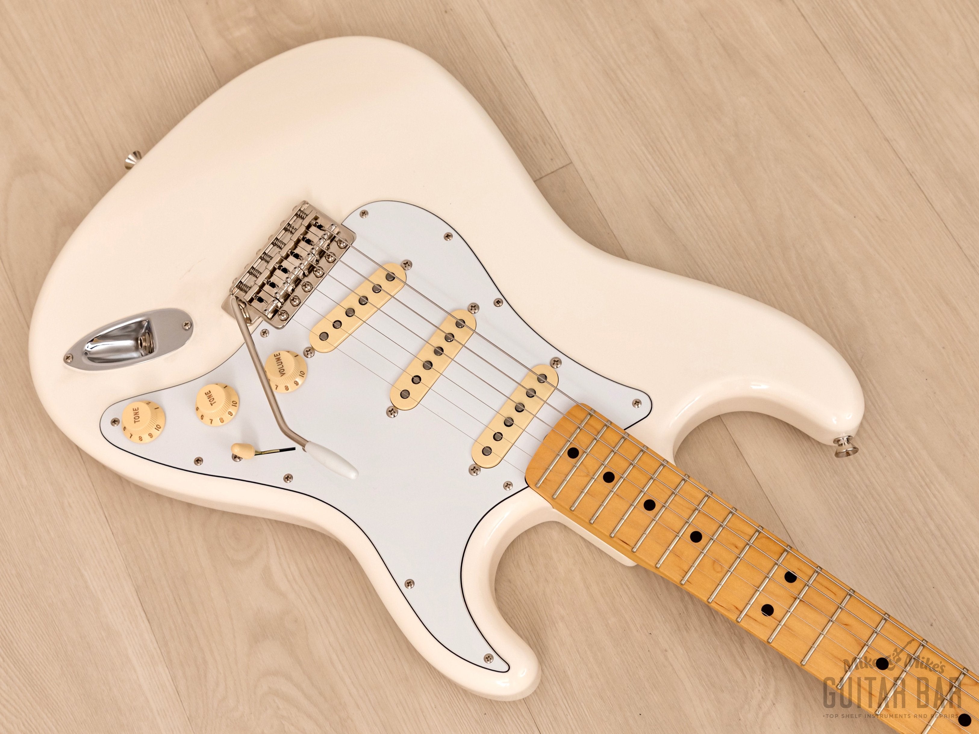 2020 Fender Hybrid 68 Stratocaster Arctic White w/ USA Pure Vintage 57/62 & Hangtags, Japan MIJ