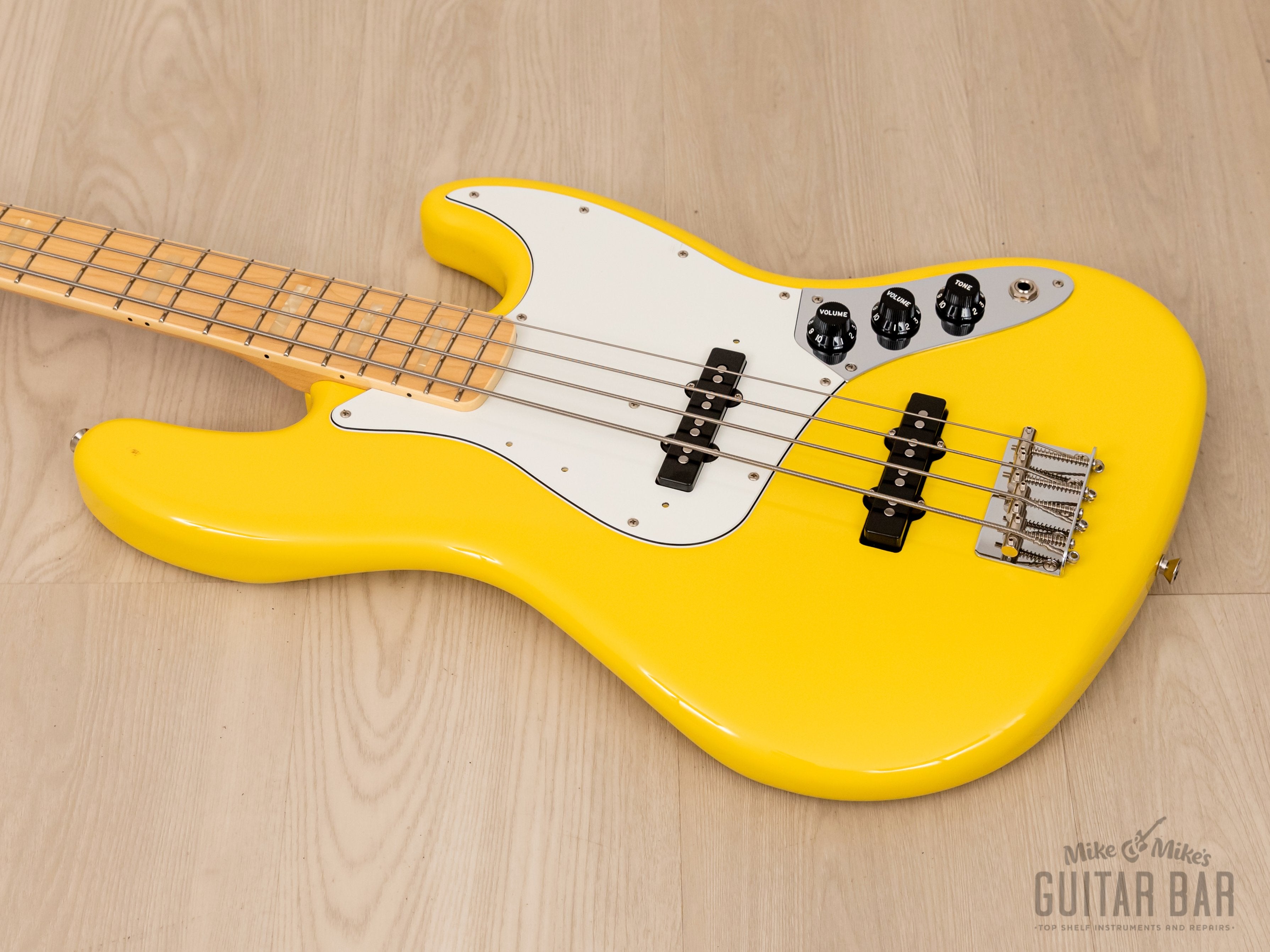 2022 Fender Limited Edition International Color Series Jazz Bass Monaco Yellow, Japan MIJ