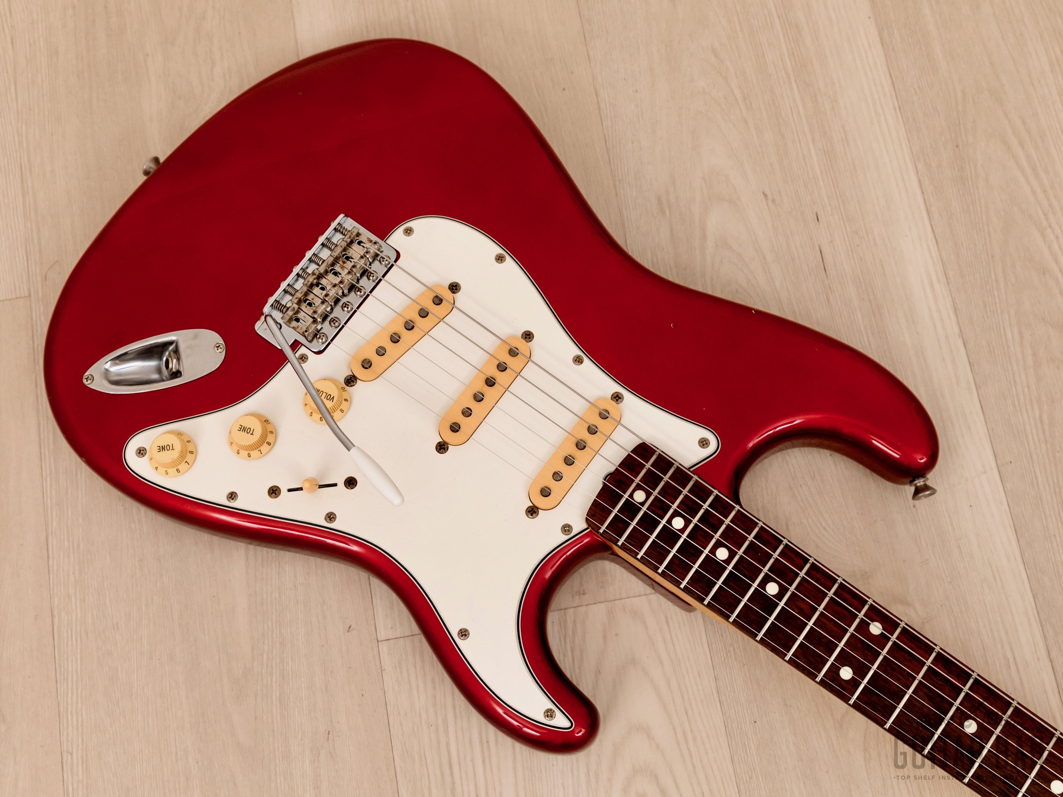 1984 Fender Stratocaster JV '62 Vintage Reissue ST62-55 Candy Apple Red, 100% Original, Japan MIJ Fujigen
