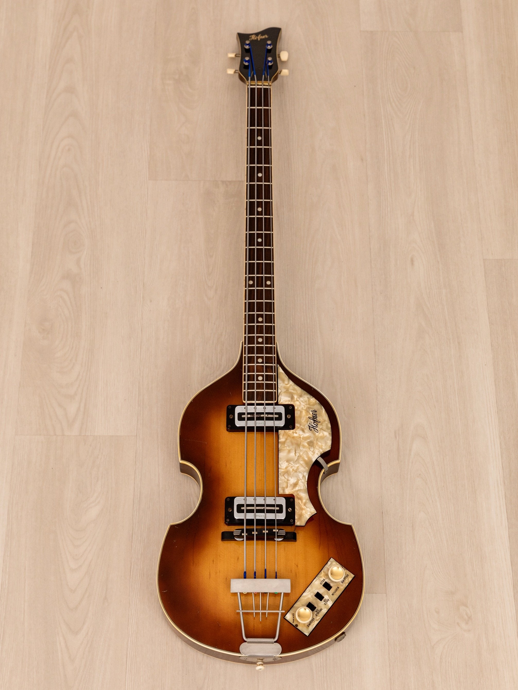 1973 Hofner 500/1 Beatle Bass Vintage Violin Bass 100% Original w/ Blade Pickups, Case