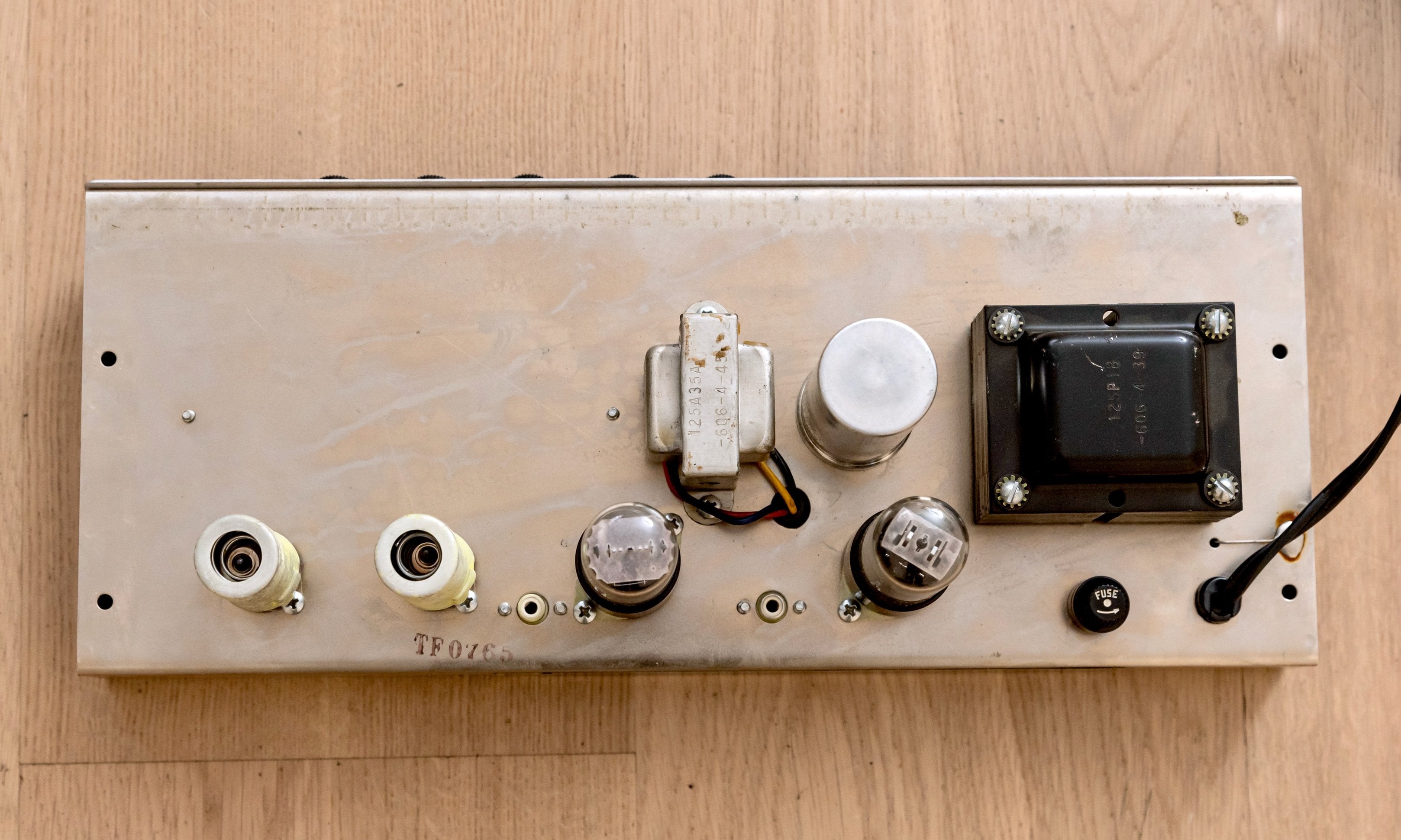 1965 Fender Vibro Champ Pre-CBS Vintage Black Panel Tube Amp w/ Shipping Box, Hangtag