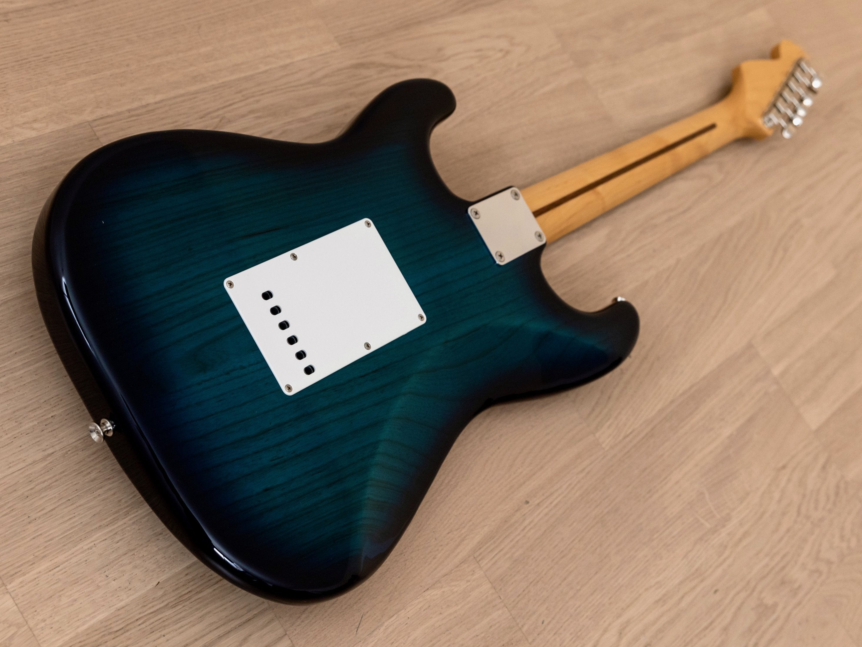 2014 Tokai Goldstar Sound AST-118 S-Style Electric Guitar Ash Body Blue Burst, Japan