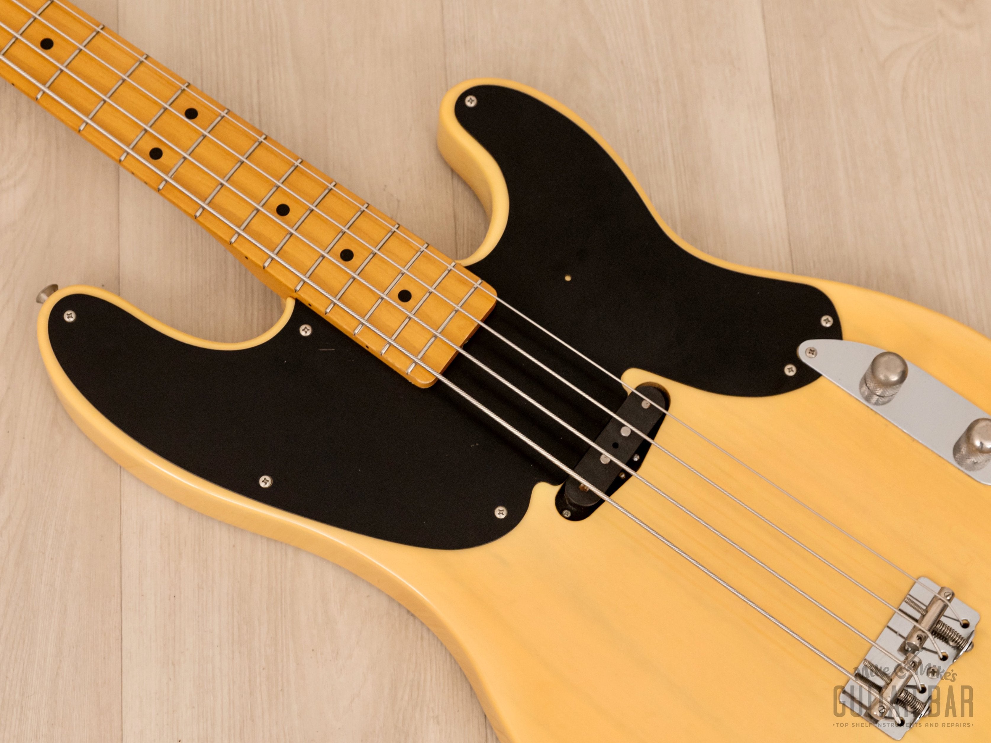 1991 Fender Precision Bass '51 Vintage Reissue Model OPB-51DM w/ USA Pickup, G&G Case, Japan MIJ Fujigen