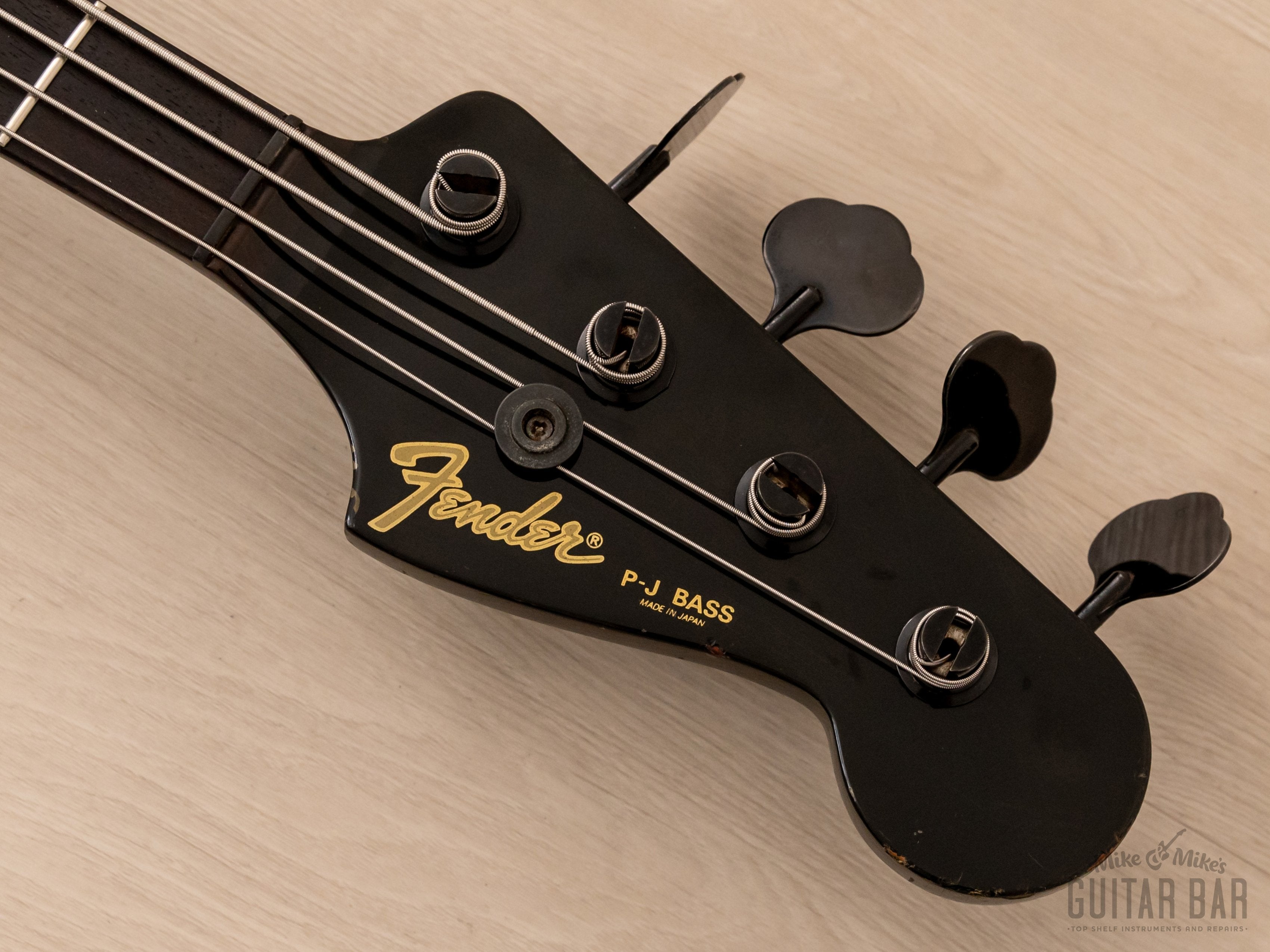 1983 Fender PJ-555 JV Pre-Boxer Series Vintage PJ Bass Black, Japan MIJ Fujigen
