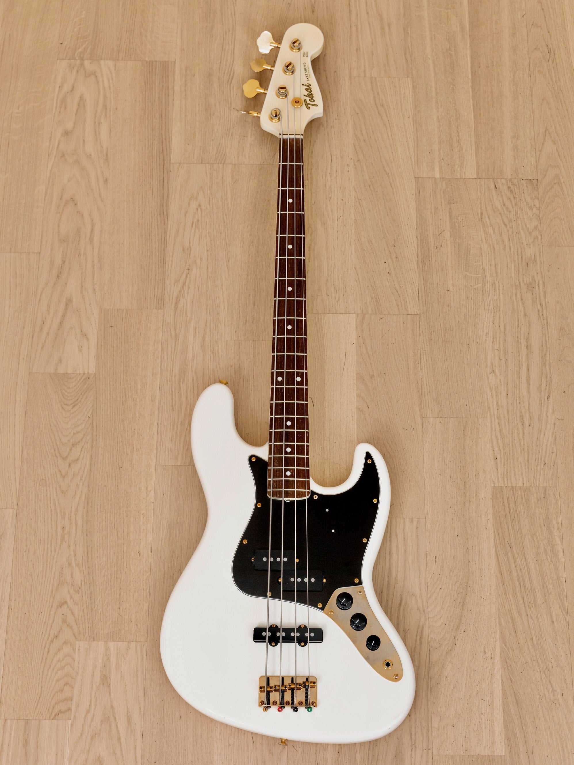 1987 Tokai Jazz Sound TJB55 Vintage PJ Bass White, Japan
