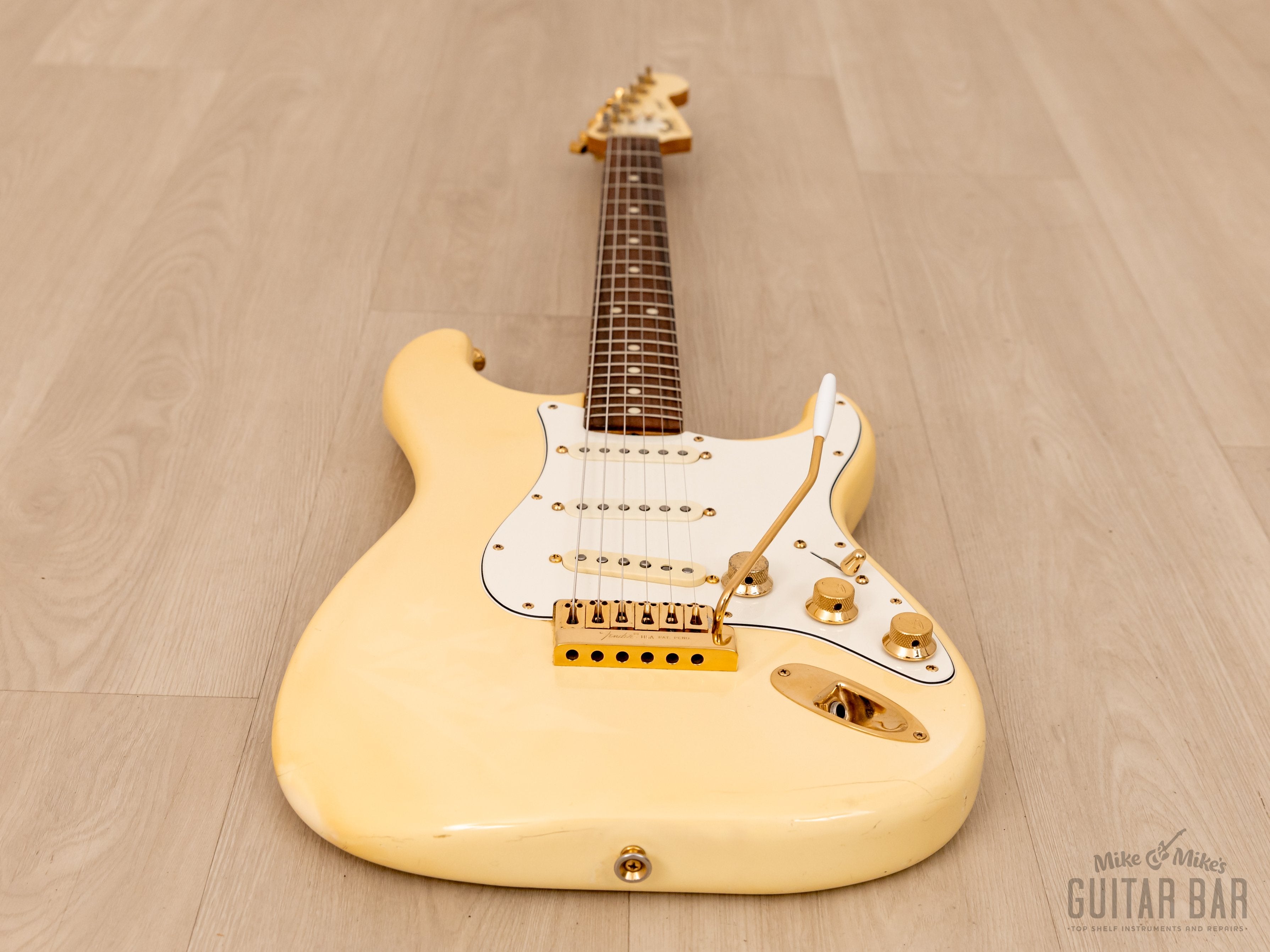 1981 Fender The Strat Dan Smith Stratocaster USA-Made, Olympic White w/ Gold Hardware, Case