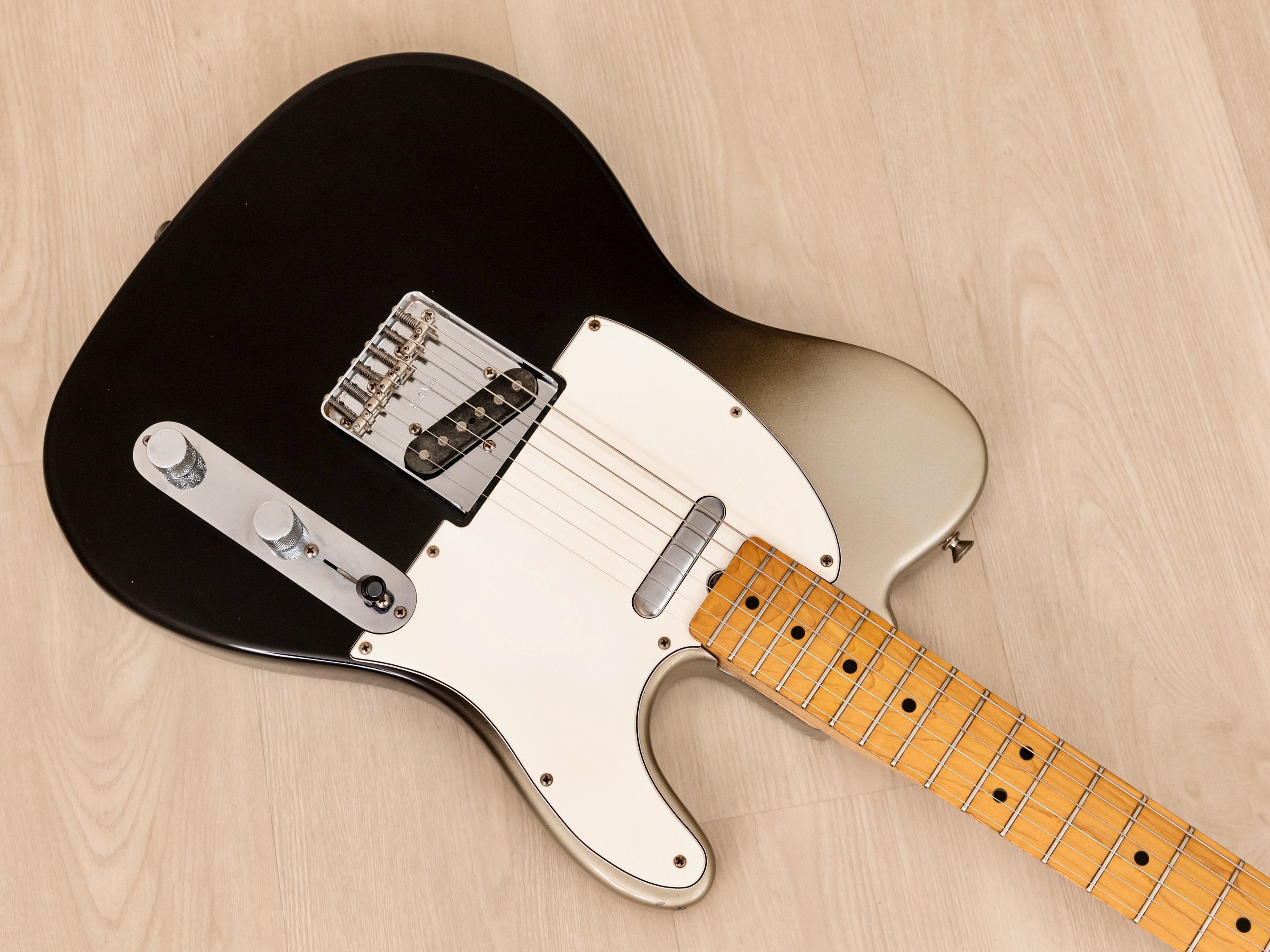 1982 Fender Telecaster Vintage Electric Guitar Black Stratoburst Finish w/ Case
