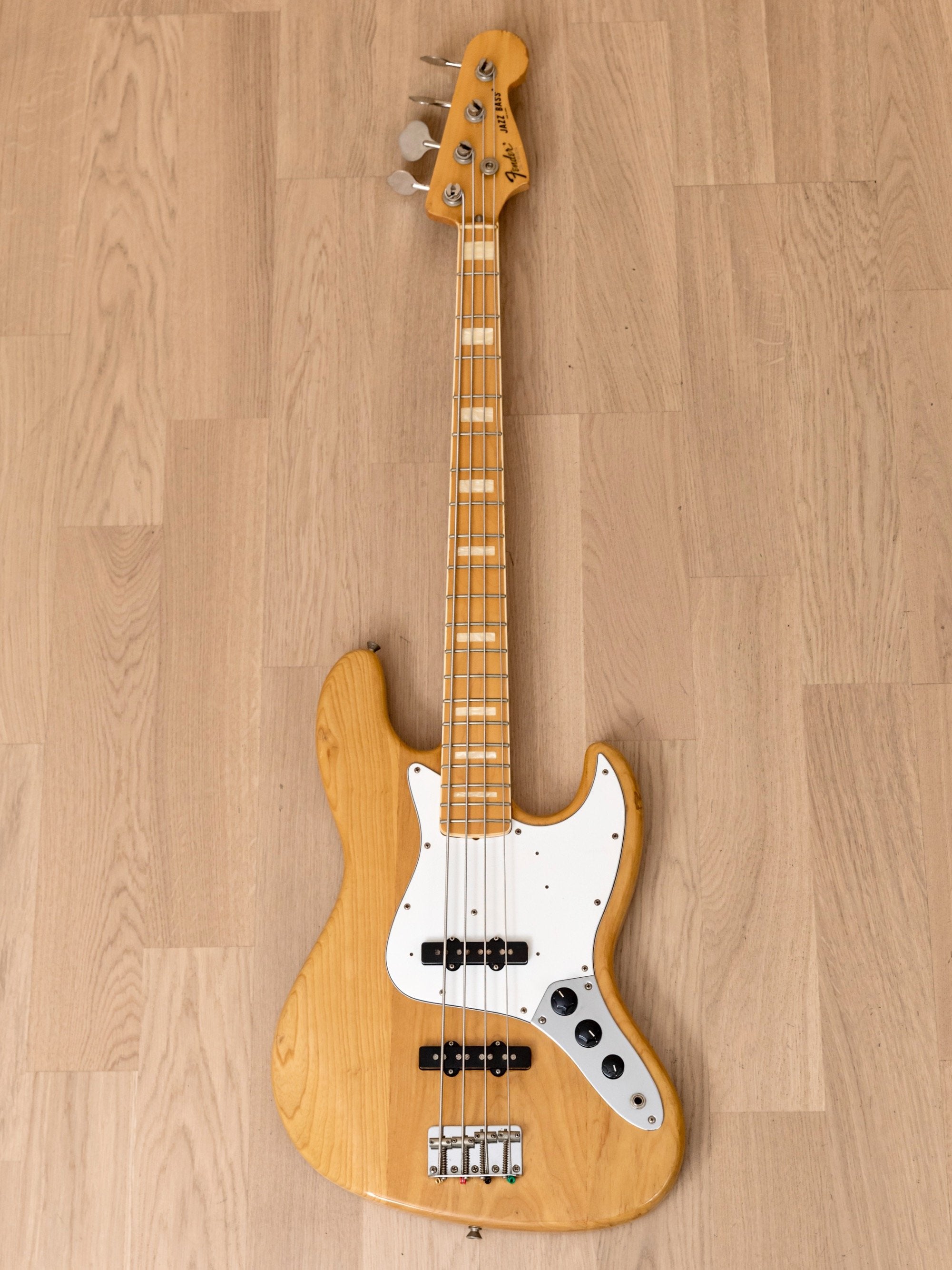 2002 Fender Jazz Bass '75 Vintage Reissue JB75-90US Natural w/ USA