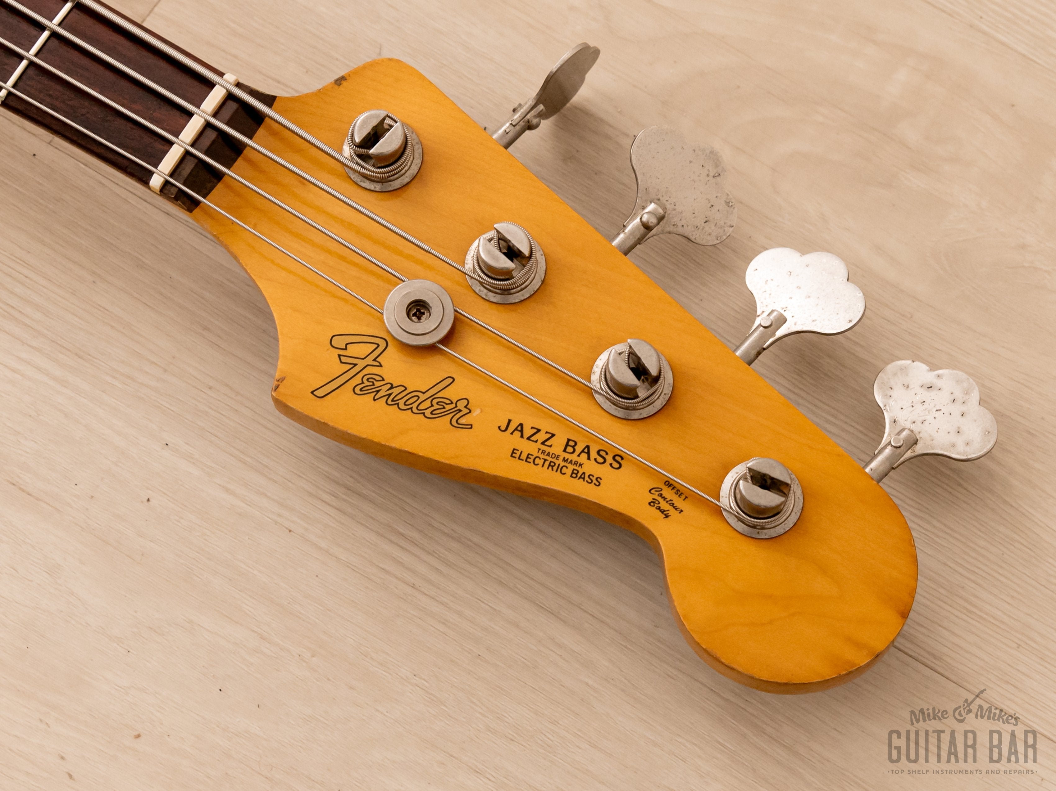 1984 Fender Jazz Bass '62 Vintage Reissue JV JB62-115 Olympic White Lacquer w/ USA Pickups, Japan MIJ Fujigen