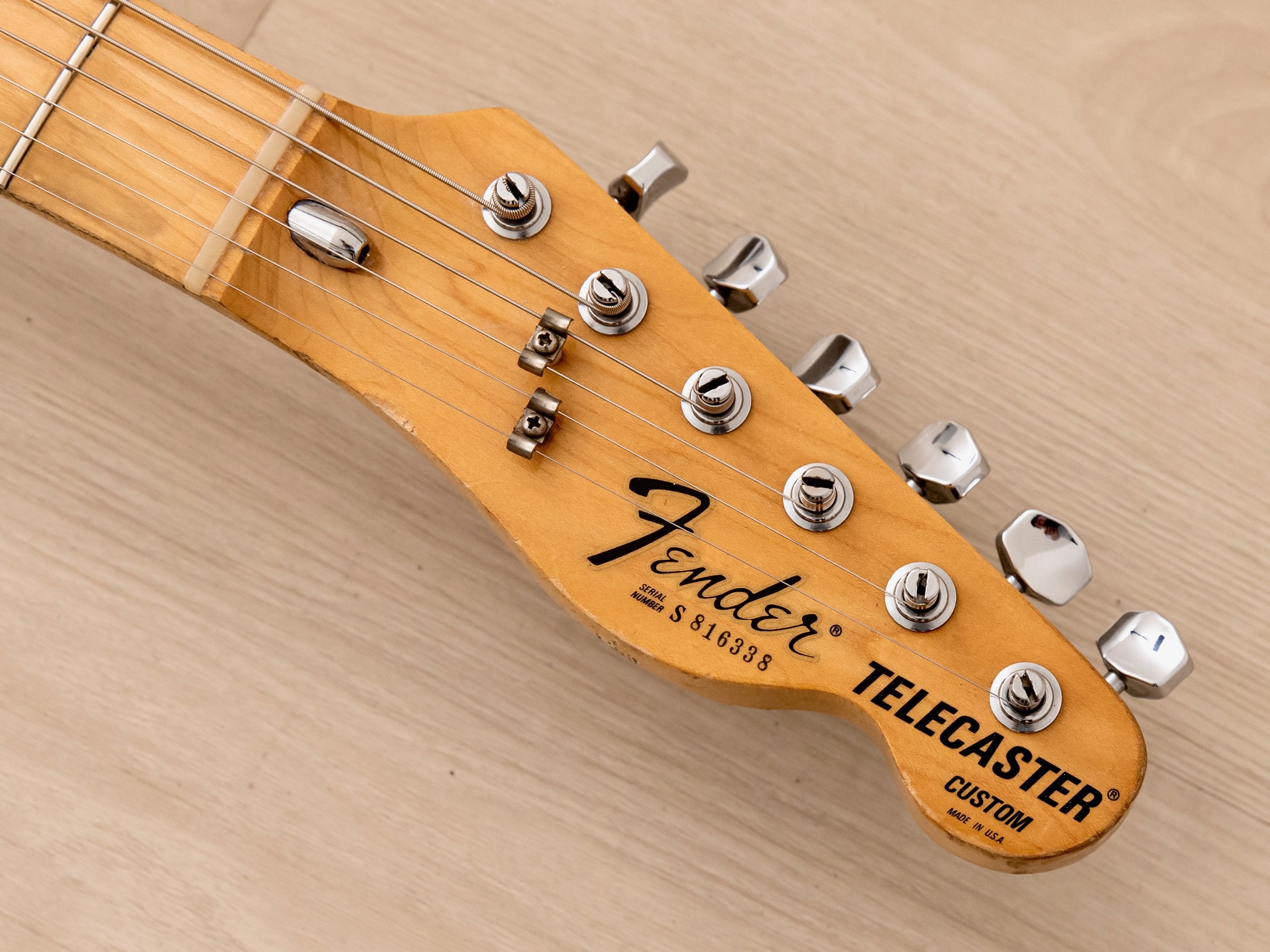 1978 Fender Telecaster Custom Vintage Electric Guitar Mocha w/ Wide Range, Case