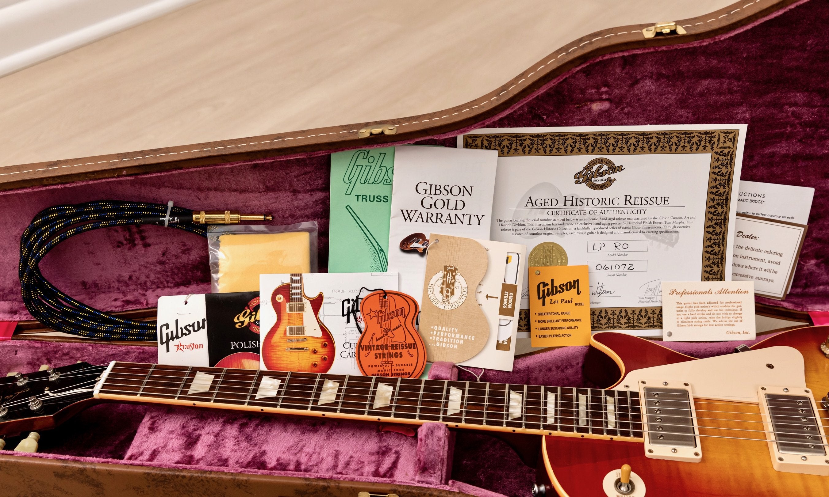 2007 Gibson Custom Shop 1960 Les Paul Standard R0 Aged Historic