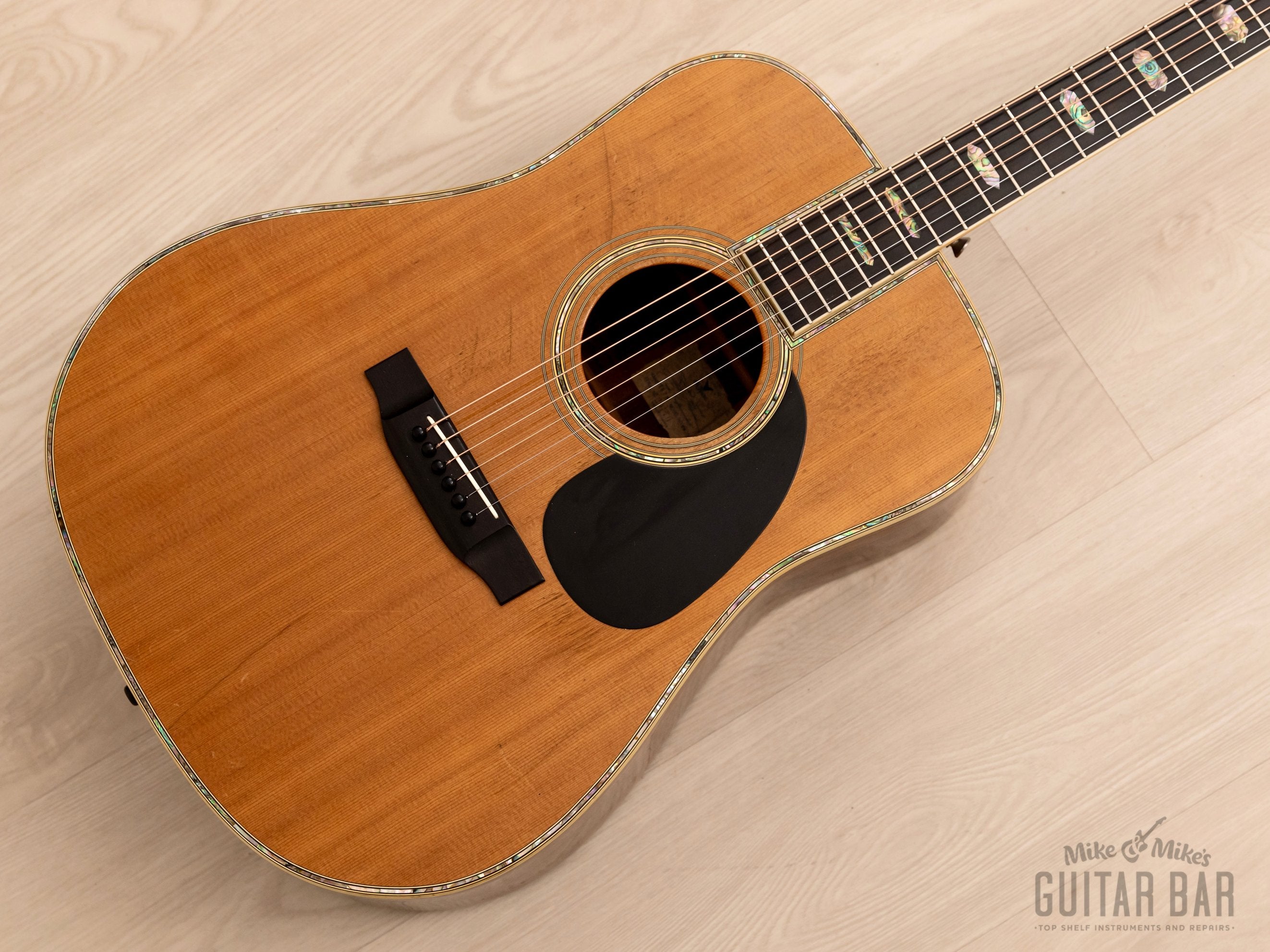 1978 K Yairi YW-1000 Vintage Dreadnought Acoustic Guitar w/ Case