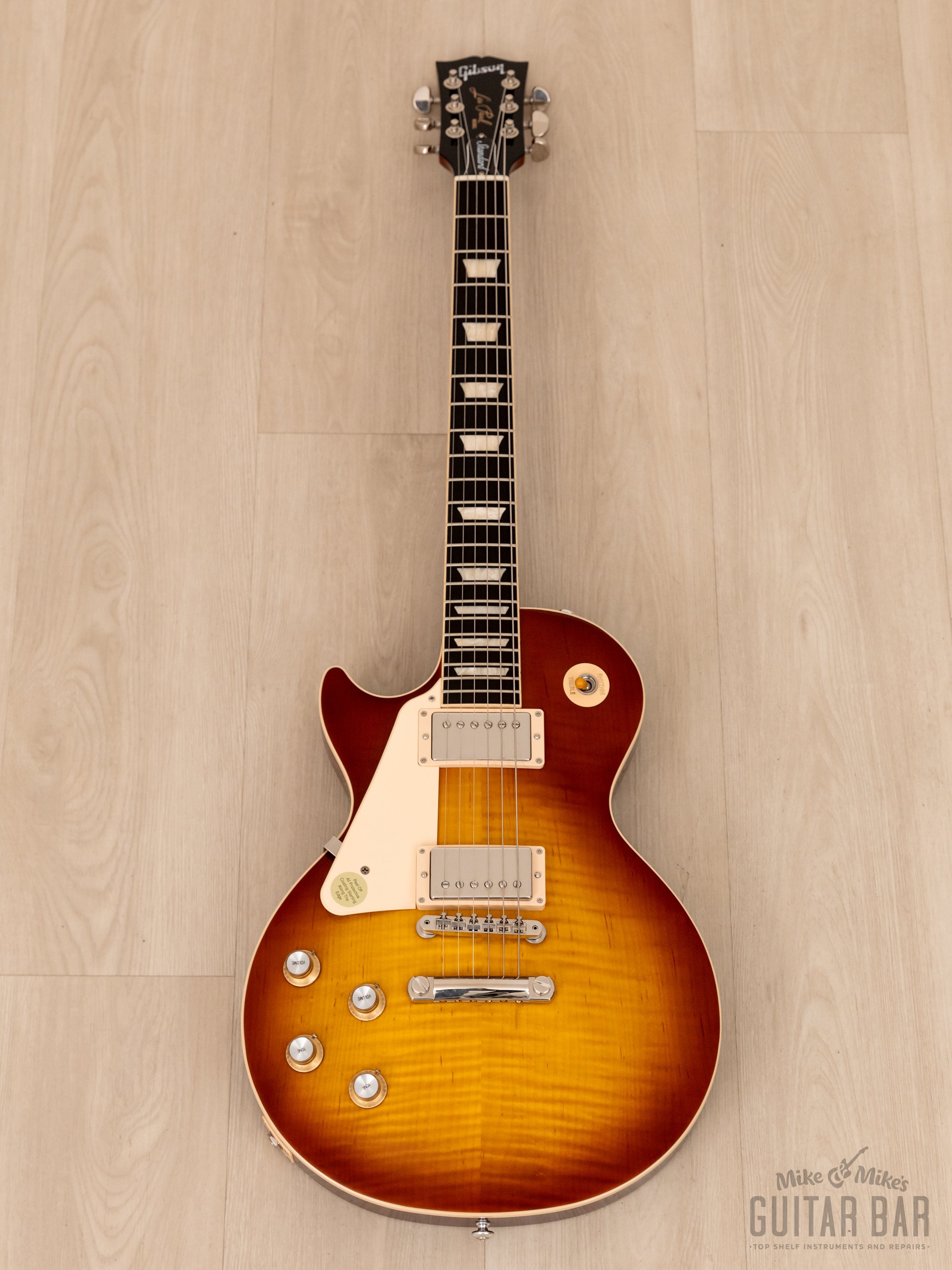 2021 Gibson Les Paul Standard 60s Left-Handed Ice Tea Burst, Near-Mint w/ Burstbucker 61 PAFs, Case, Hangtags