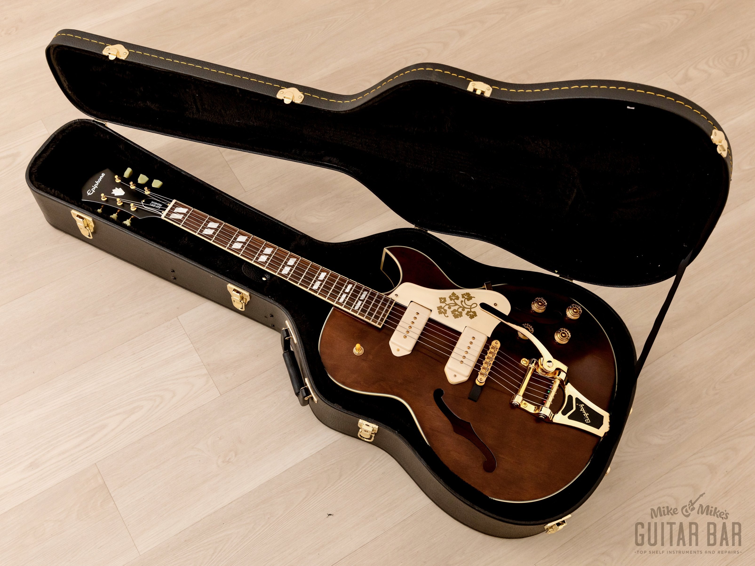 2015 Epiphone Limited Edition ES-295 Premium Satin Walnut Lacquer