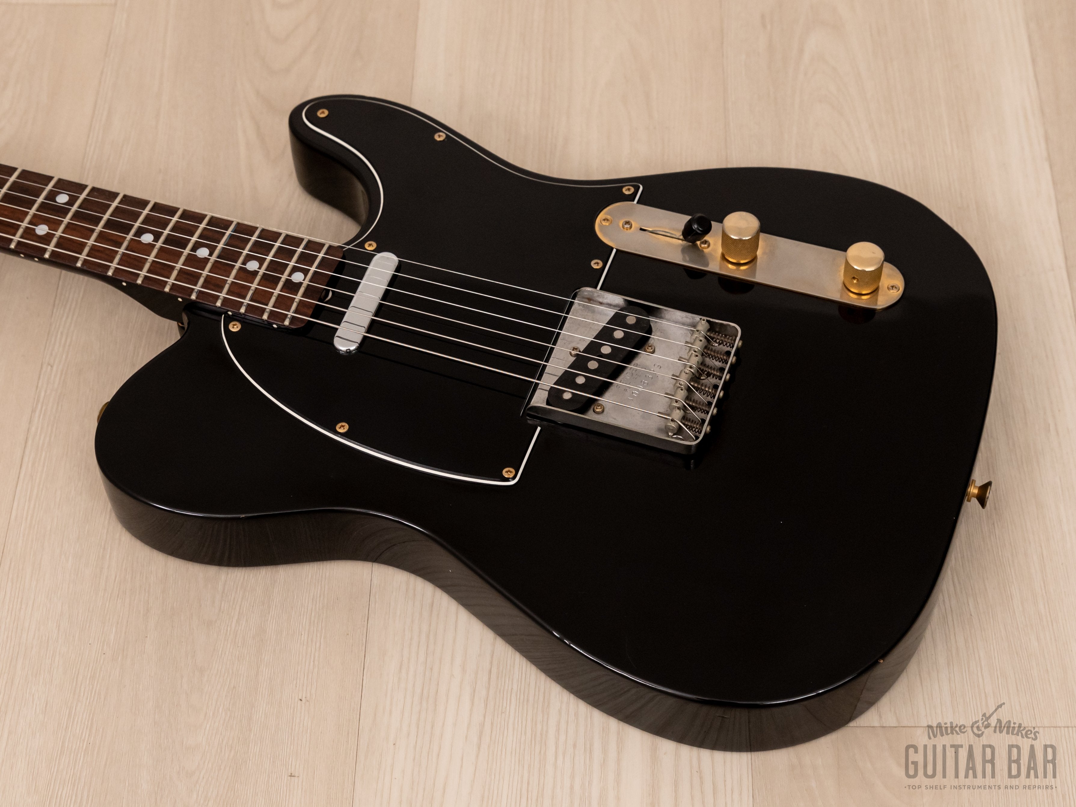 1980s Tokai Breezysound TTE Vintage T-Style Electric Guitar Black, Japan