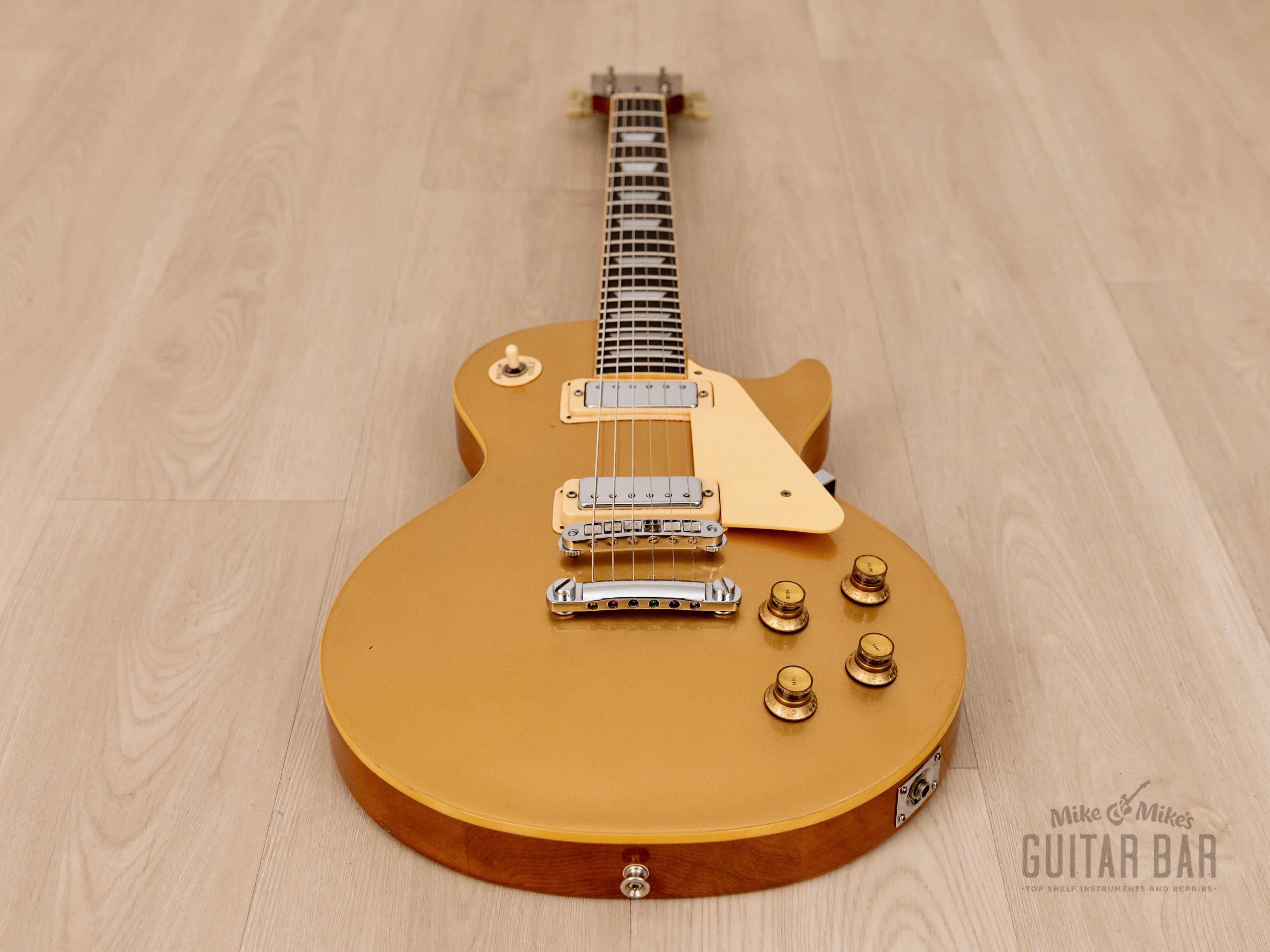 1978 Greco EG600GS Goldtop Vintage Guitar w/ Mini Humbuckers, Japan Fujigen