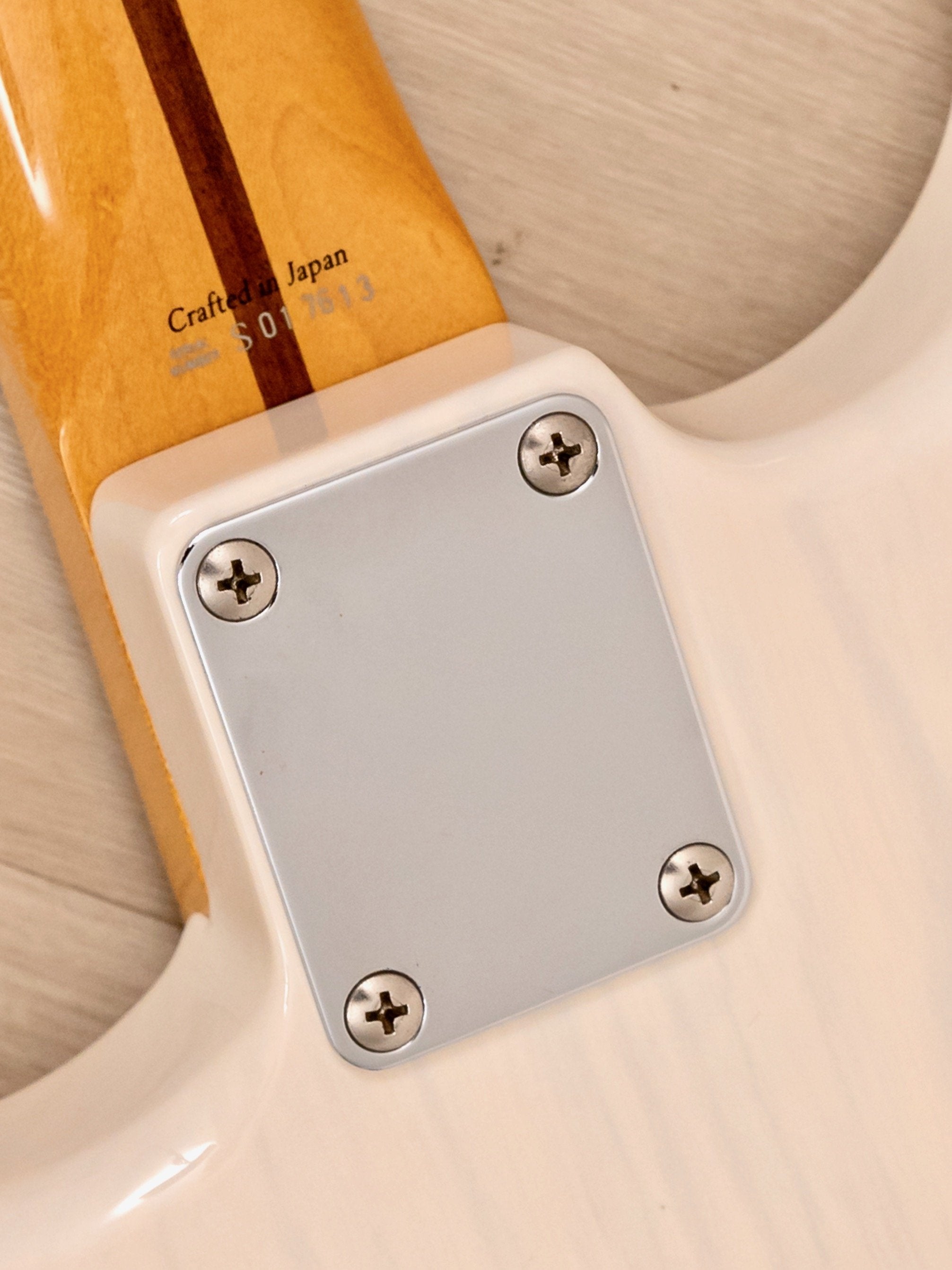 2006 Fender ’57 Stratocaster ST57-85TX/ALG Blonde, Ash Body w/ Anodized Guard & USA Pickups, Japan CIJ