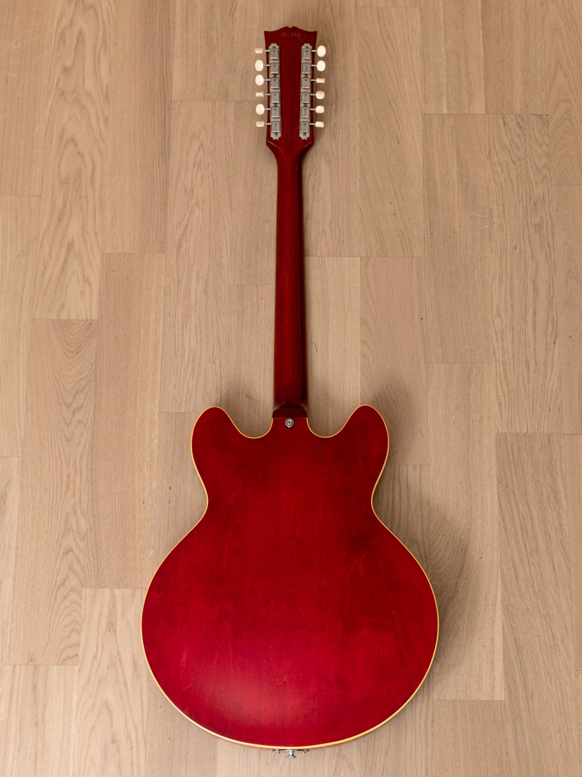 1966 Gibson ES-335-12 TDC Vintage 12 String Guitar Cherry, Collector-Grade w/ Case