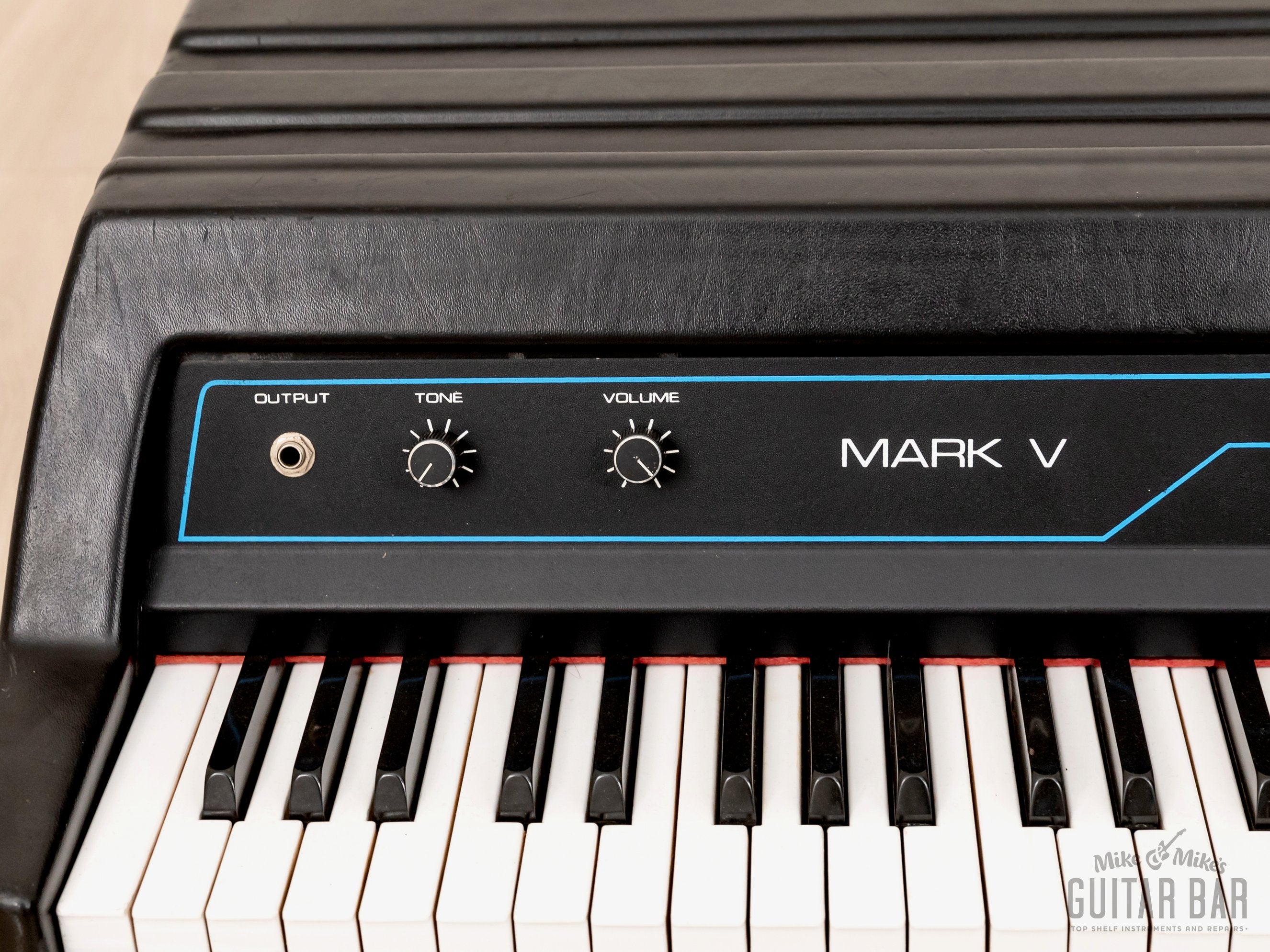 1984 Rhodes Mark V Vintage Electric Piano, Fully Serviced w/ Lid & Sustain Pedal