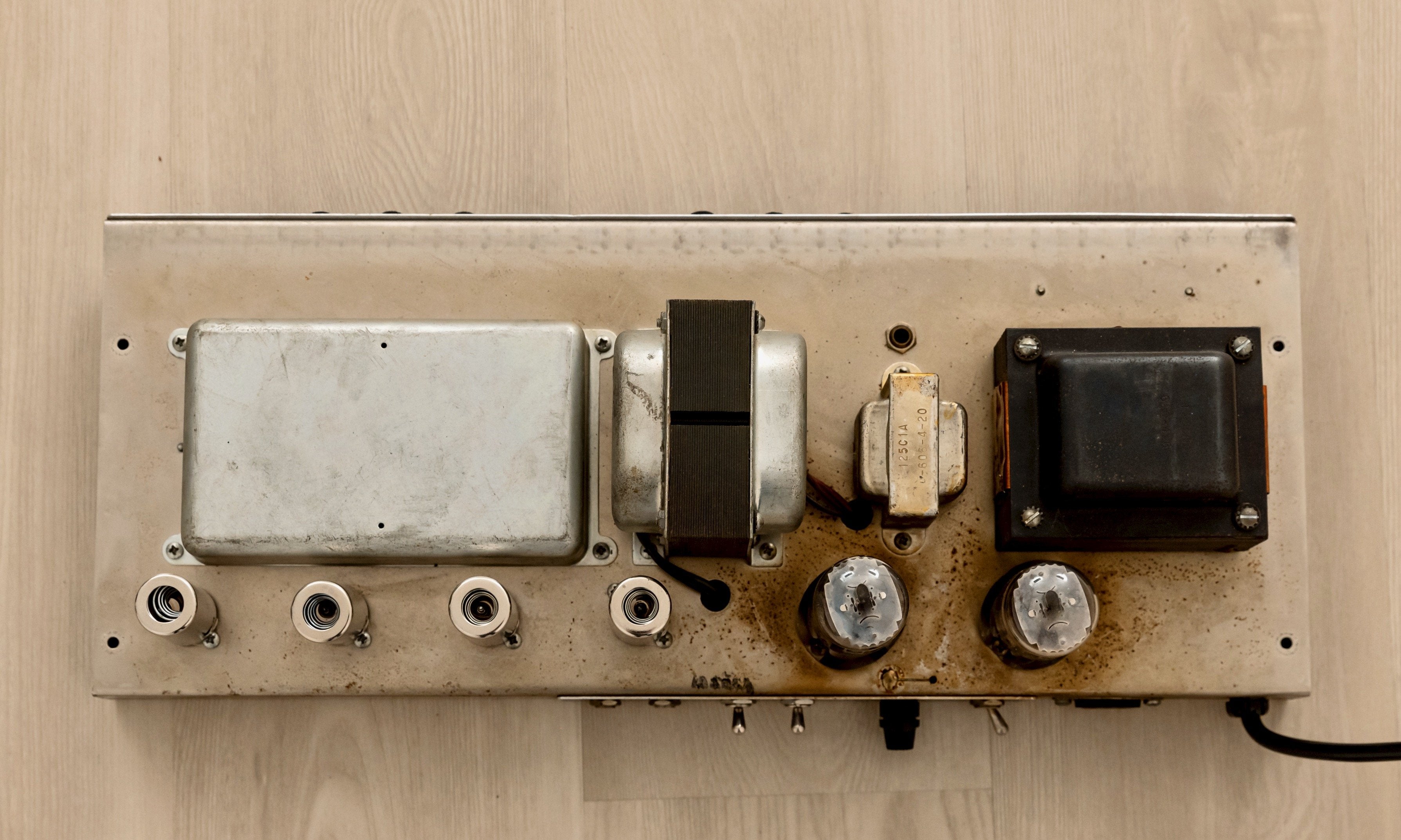 1964 Fender Bassman Black Panel Blonde Pre-CBS Tube Amp Head, AA864 Circuit, Rare Variant