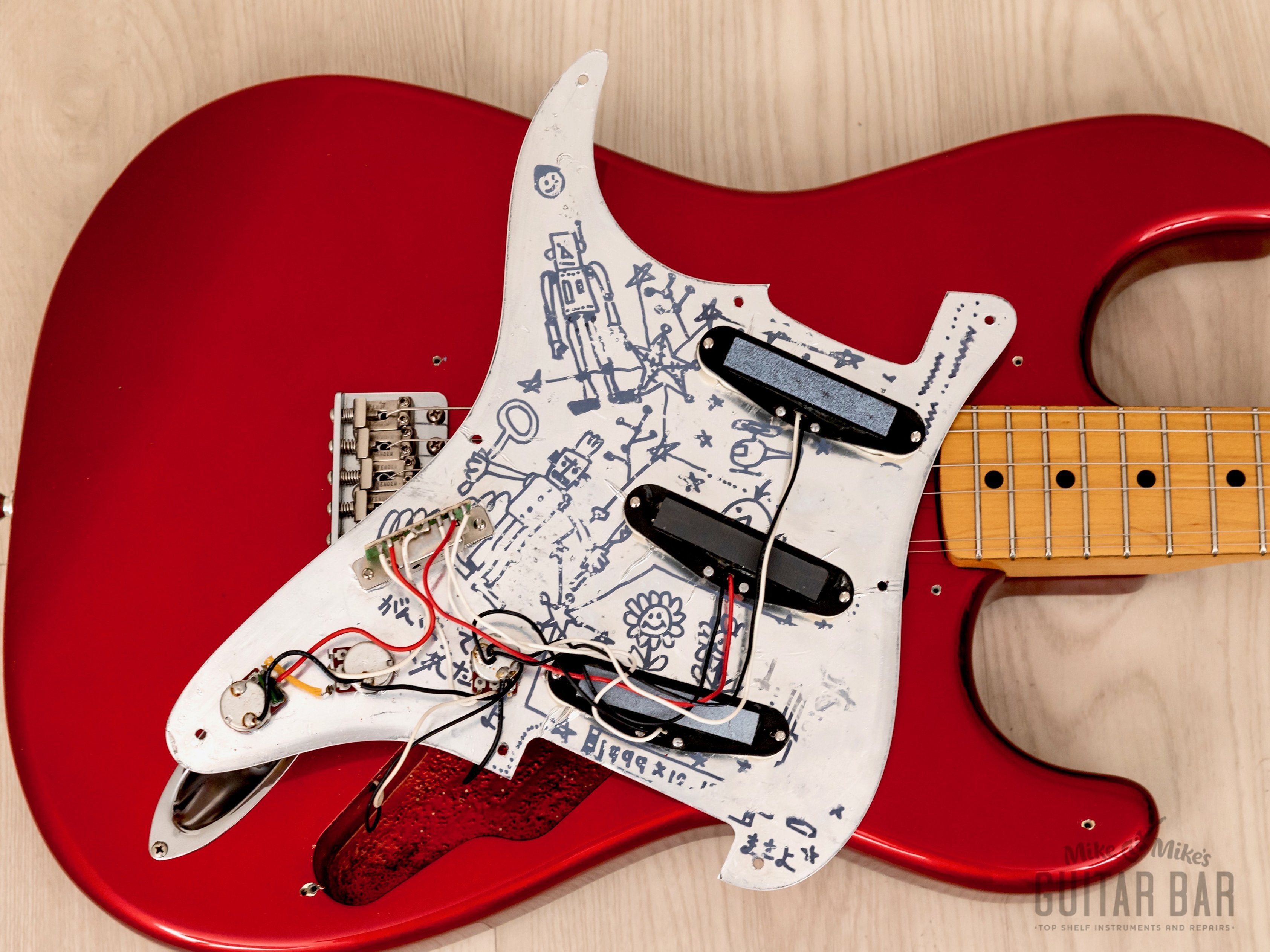 1995 Fender Stratocaster ‘57 Vintage Reissue ST57-53 Candy Apple Red, Japan MIJ