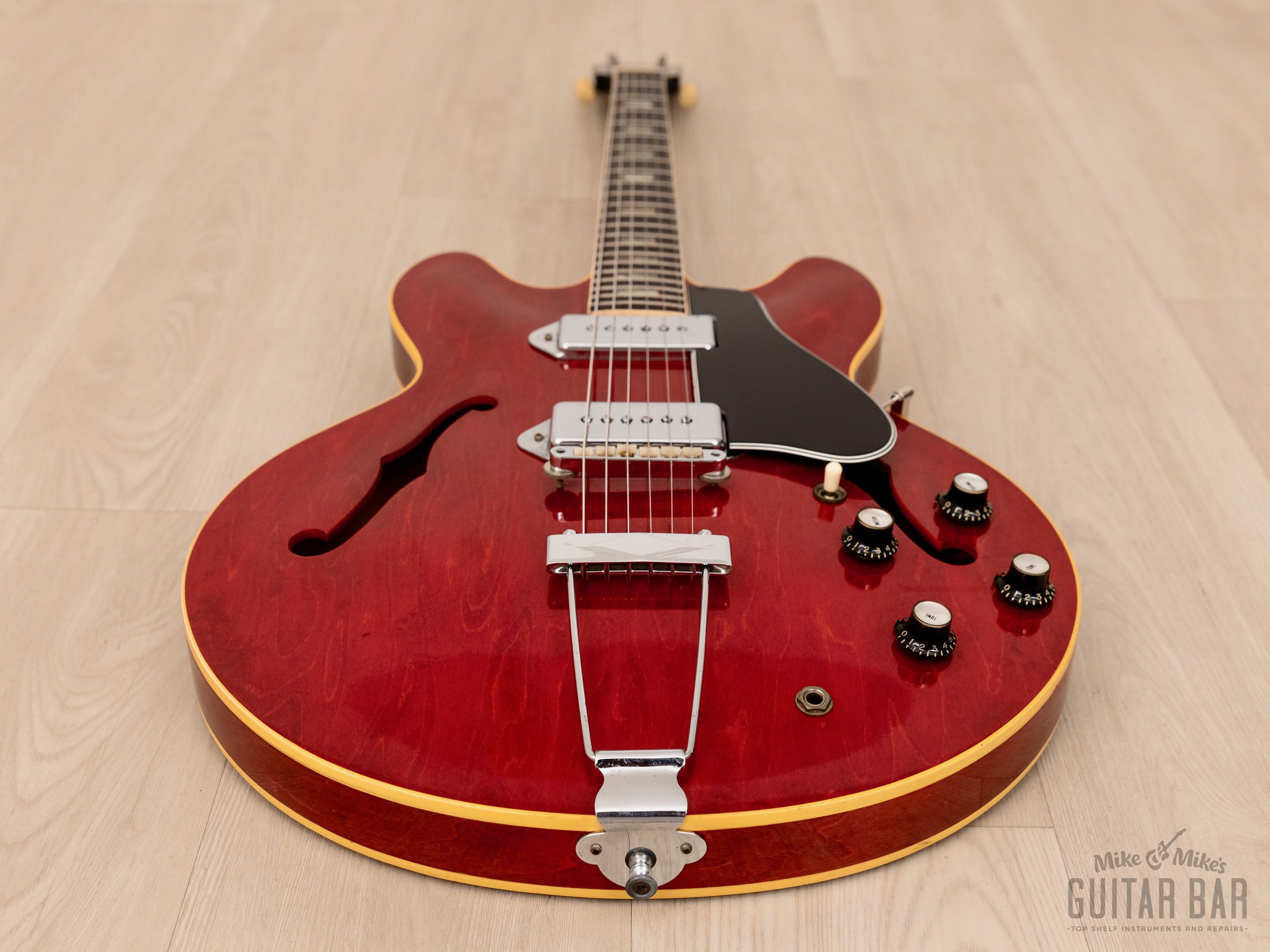 1966 Gibson ES-330 TDC Vintage Electric Guitar Cherry w/ Case