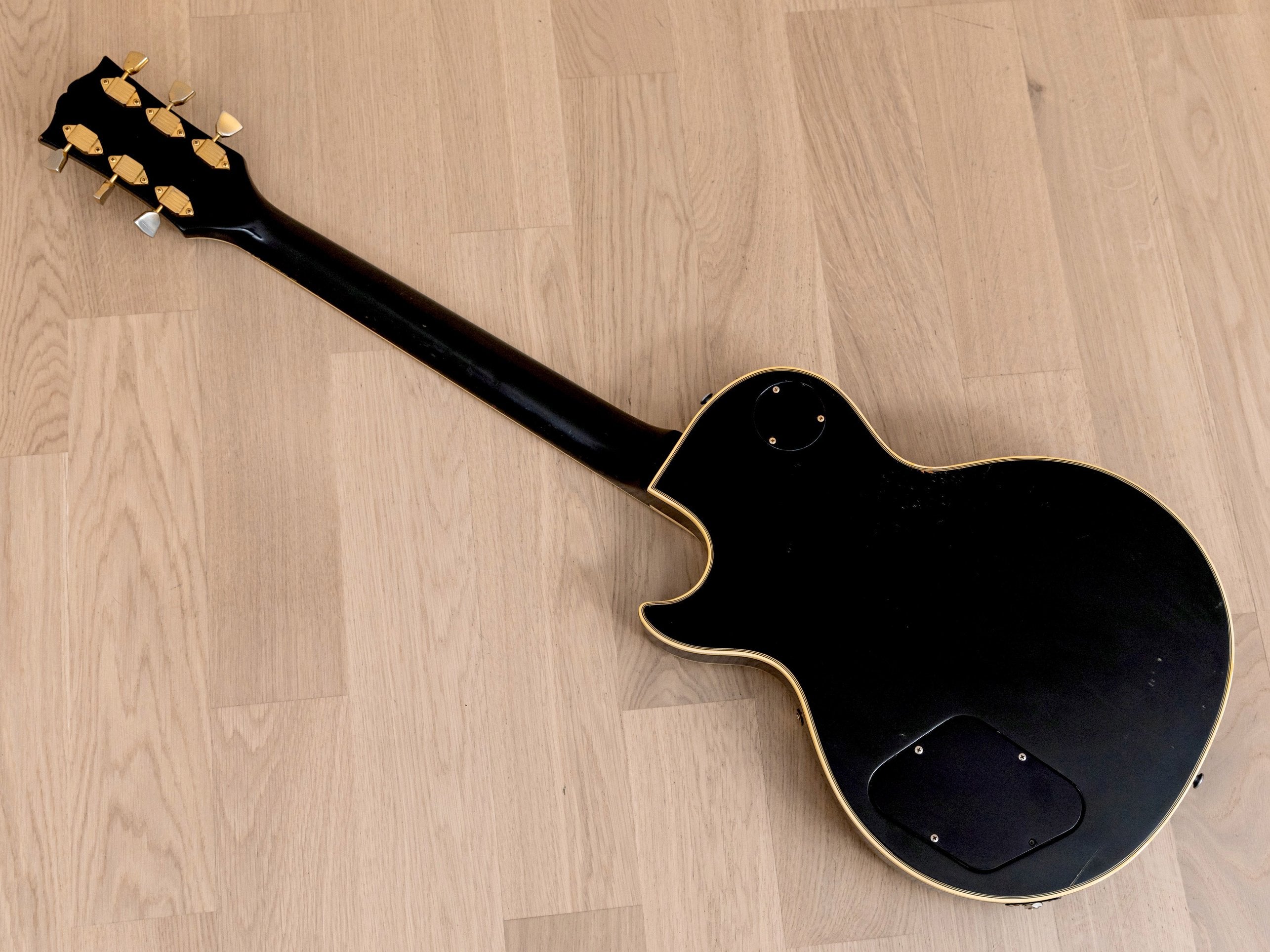 1971 Gibson Les Paul Custom Black Beauty Vintage Electric Guitar w/ T Tops, Case