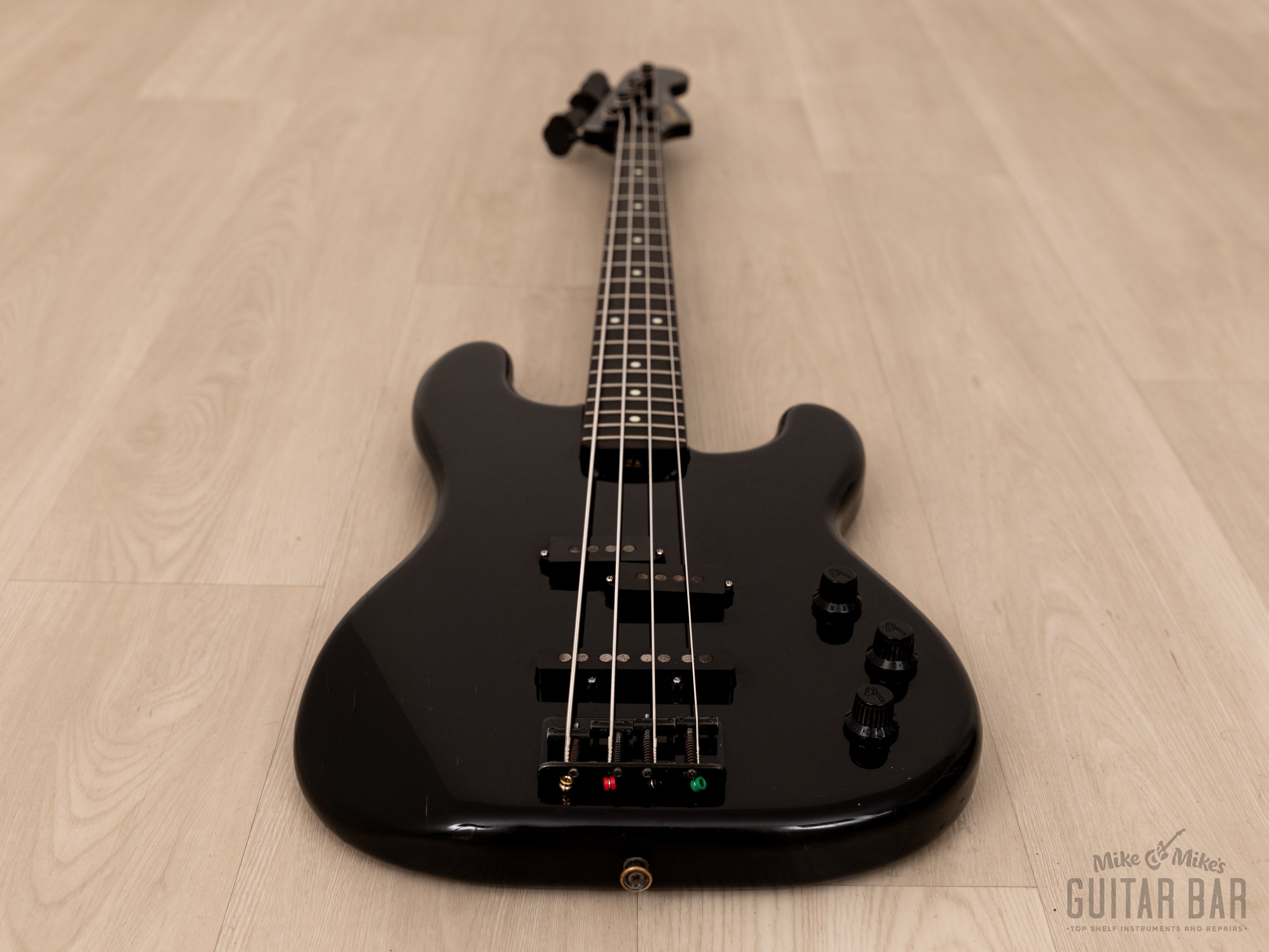 1983 Fender PJ-555 JV Pre-Boxer Series Vintage PJ Bass Black, Japan MIJ Fujigen