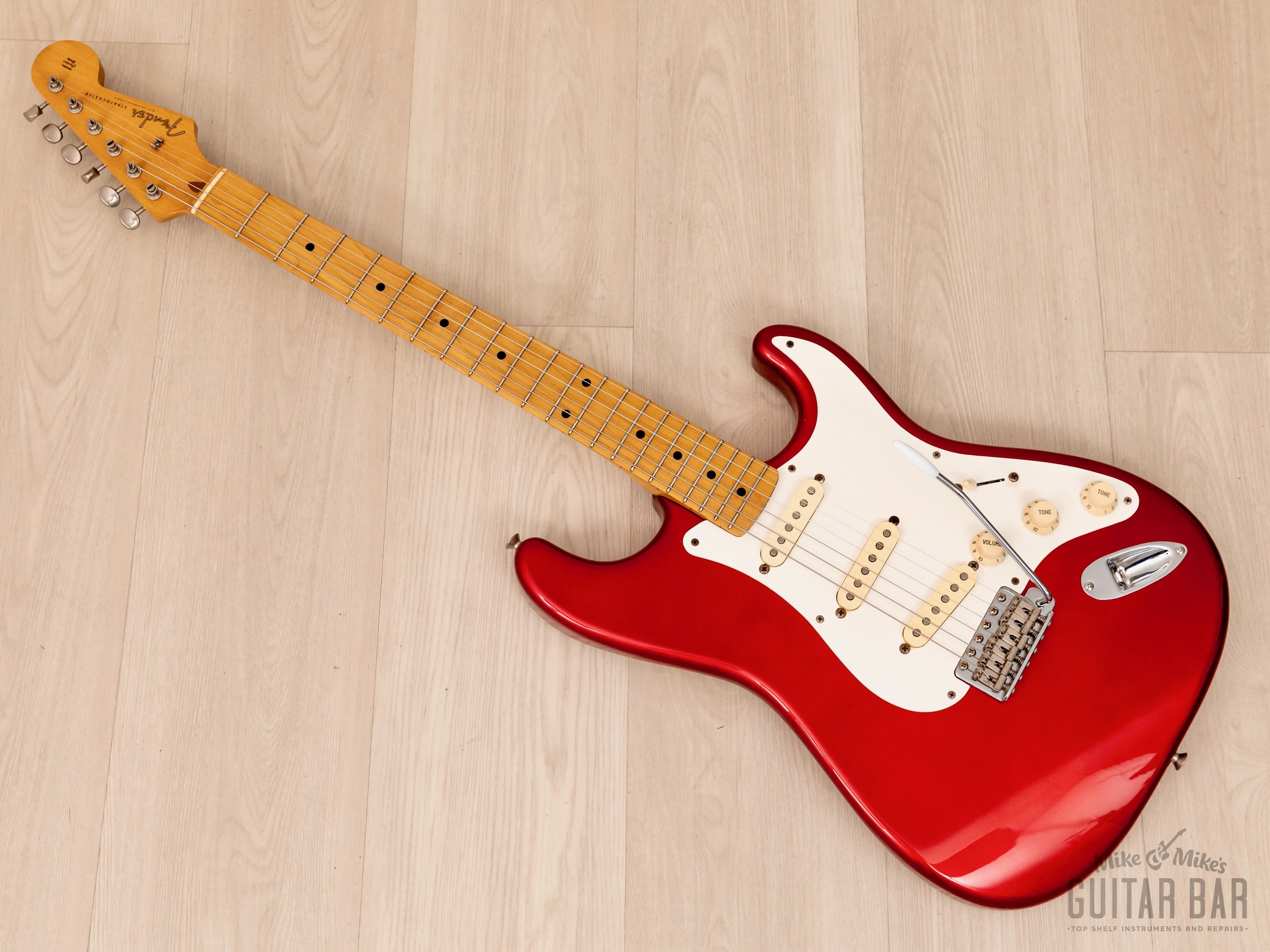 1995 Fender Stratocaster ‘57 Vintage Reissue ST57-53 Candy Apple Red, Japan MIJ