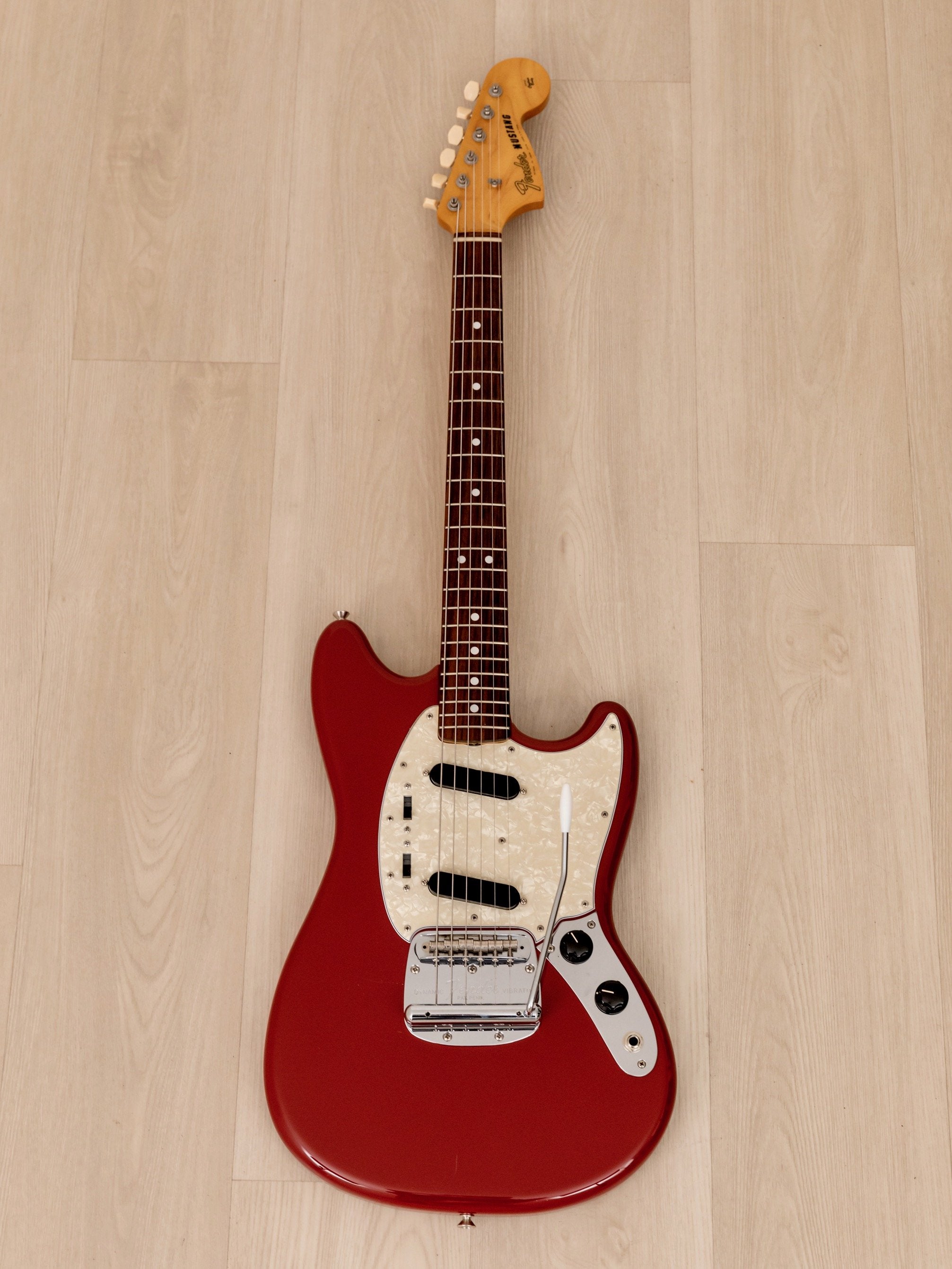 2010 Fender Mustang ’65 Vintage Reissue MG65 Dakota Red w/ Gray Bobbins &  USA Harness, Japan MIJ