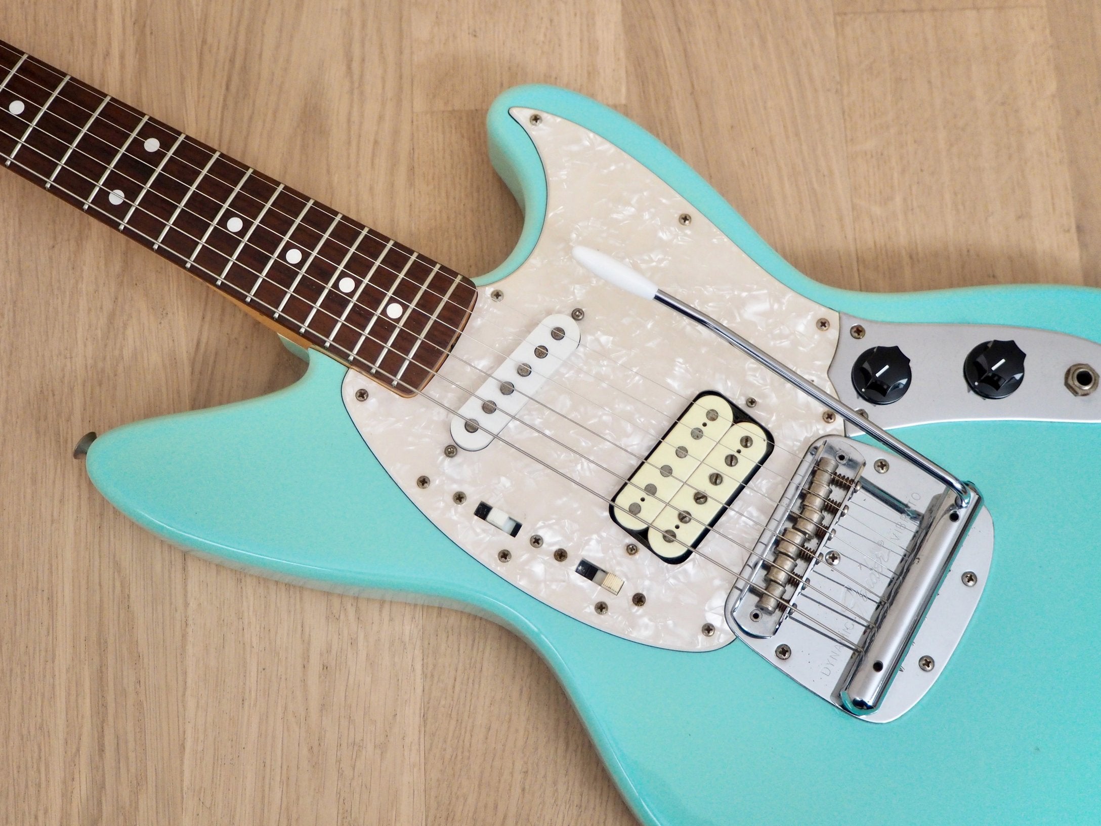 1998 Fender Jag-Stang Kurt Cobain Signature Offset Electric Guitar Sonic Blue 100% Original, Japan CIJ