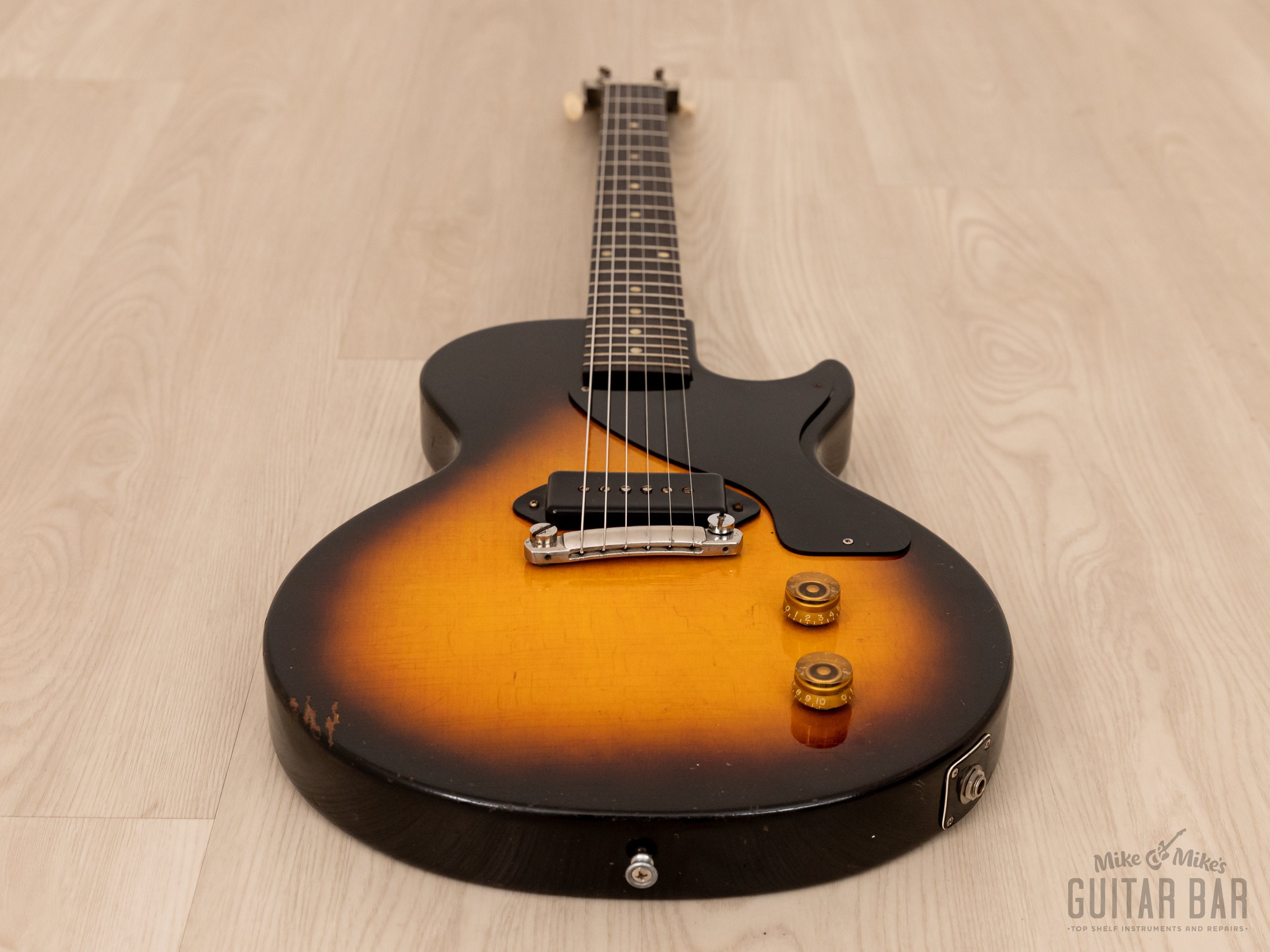 1955 Gibson Les Paul Junior Vintage Electric Guitar Sunburst w/ Case