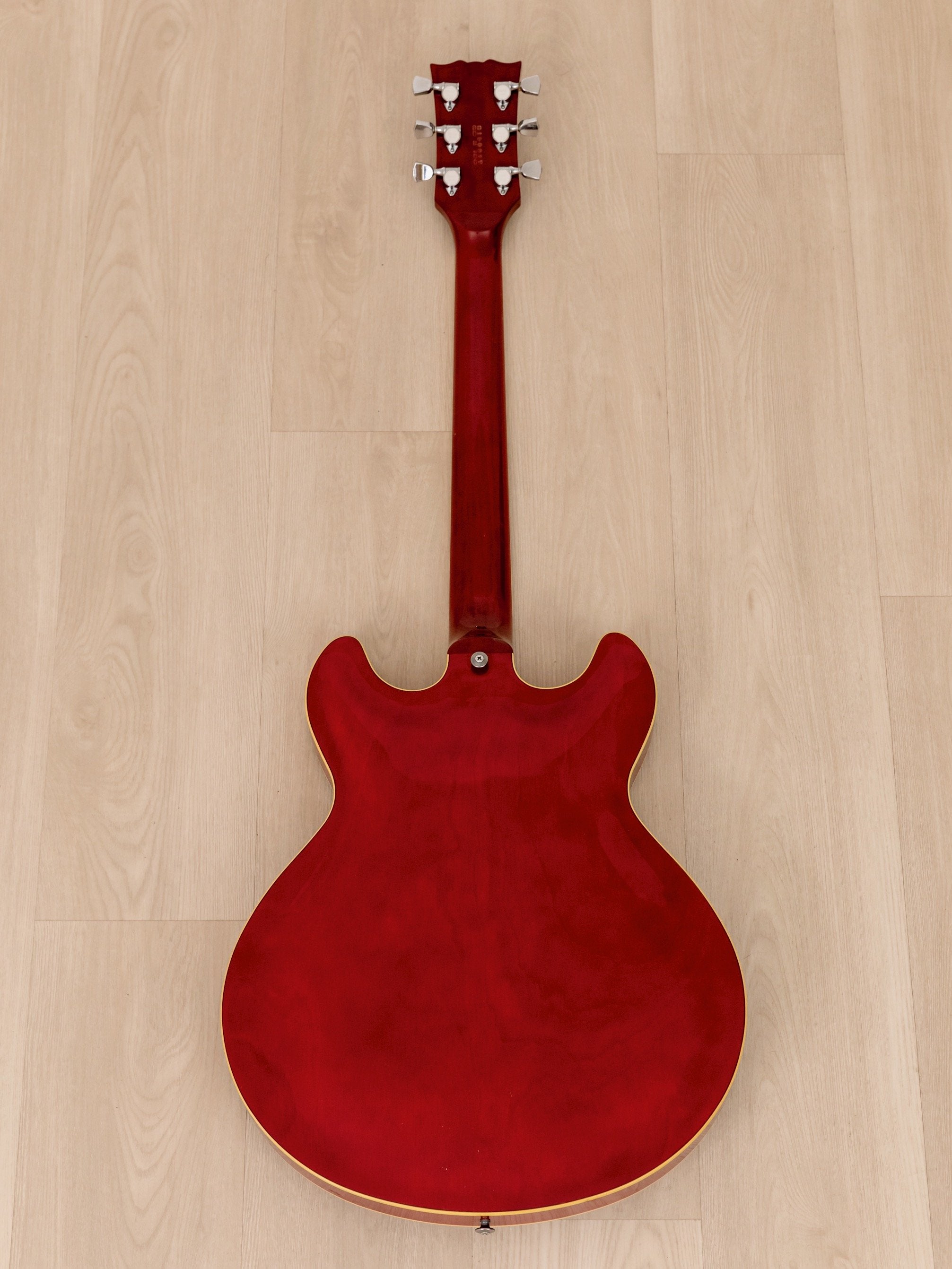 1986 Yamaha SA1300 Super Axe Vintage Semi-Hollowbody ES-Style Guitar Persimmon Red, 100% Original