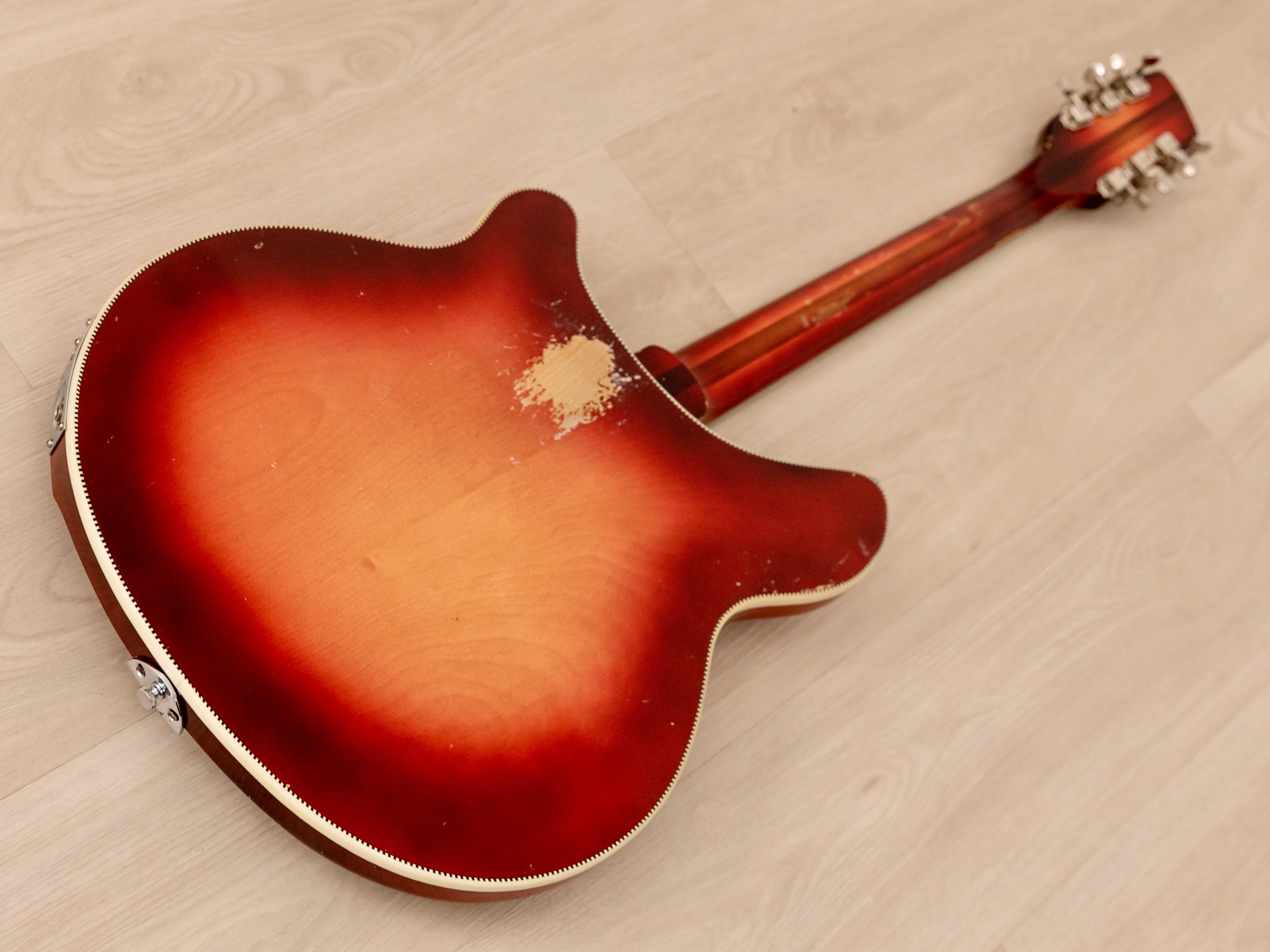 1965 Rickenbacker 360/12 Vintage Semi-Hollow 12 String Guitar Fireglo w/ Toaster Pickups, Case