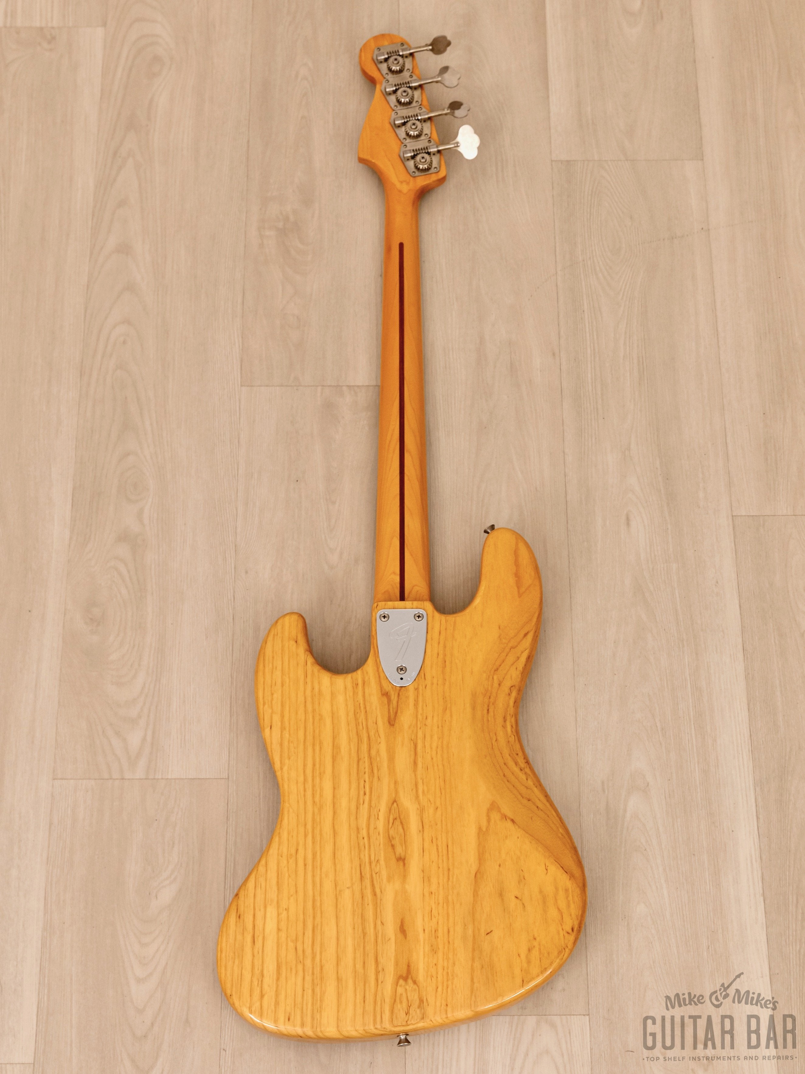 1998 Fender Marcus Miller Jazz Bass Natural Ash w/ Active EQ, 100% Original, First Year, Japan MIJ