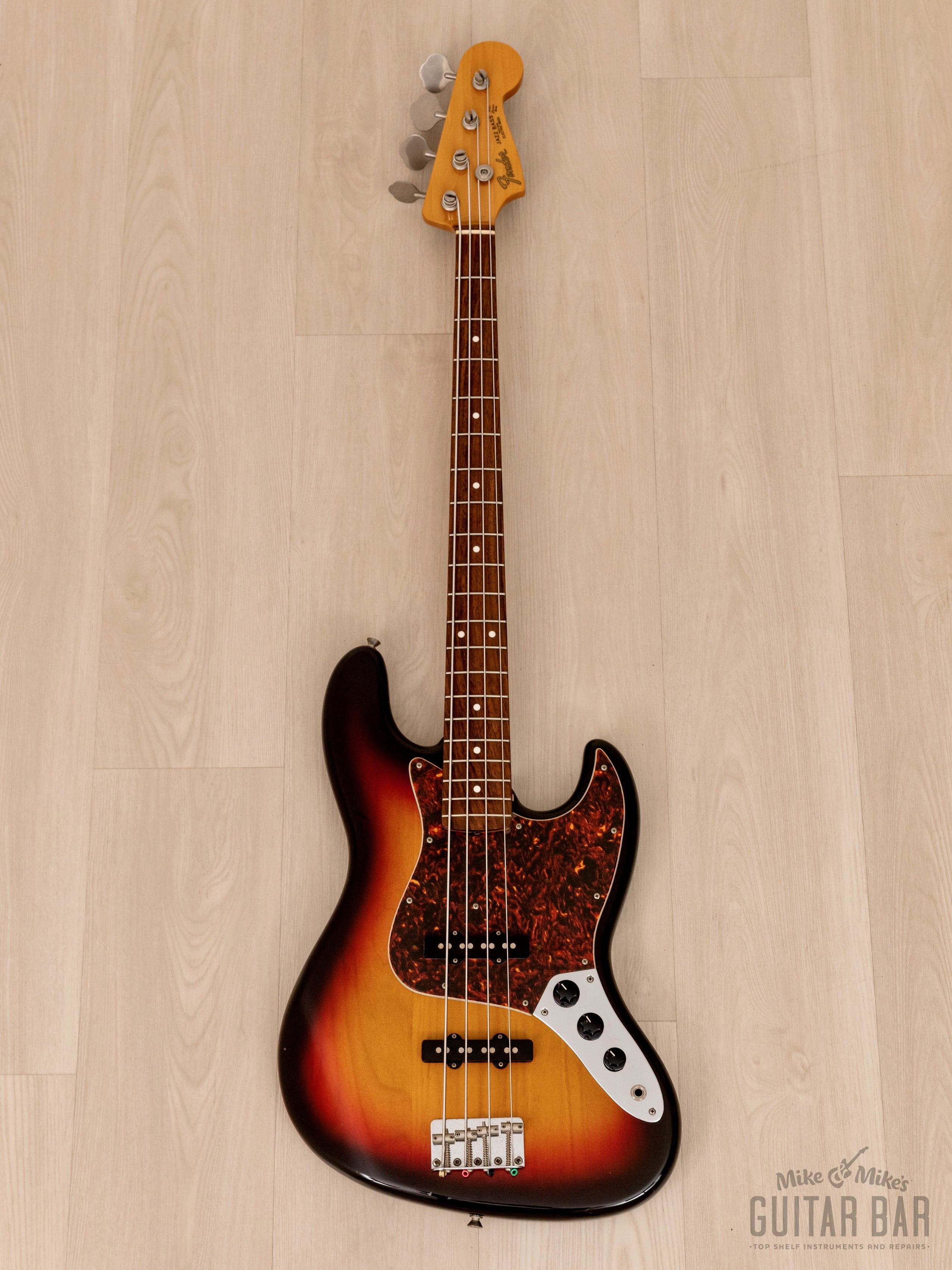 2006 Fender Jazz Bass '62 Vintage Reissue JB62-58 Sunburst, Japan 