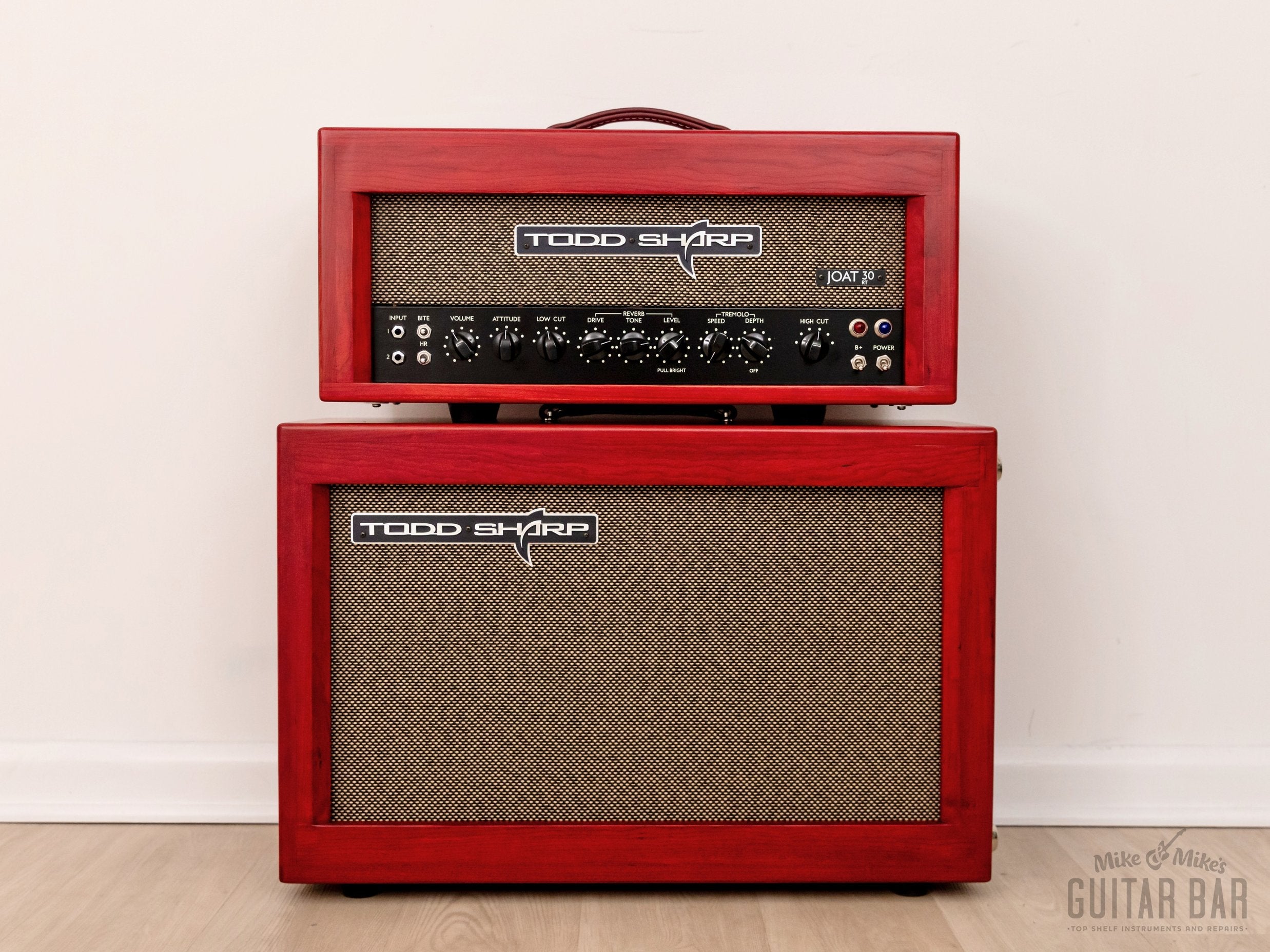 2023 Todd Sharp JOAT 30RT+ Boutique 2x12 Tube Amp Cherry Hardwood w/ Celestion Blues, Covers