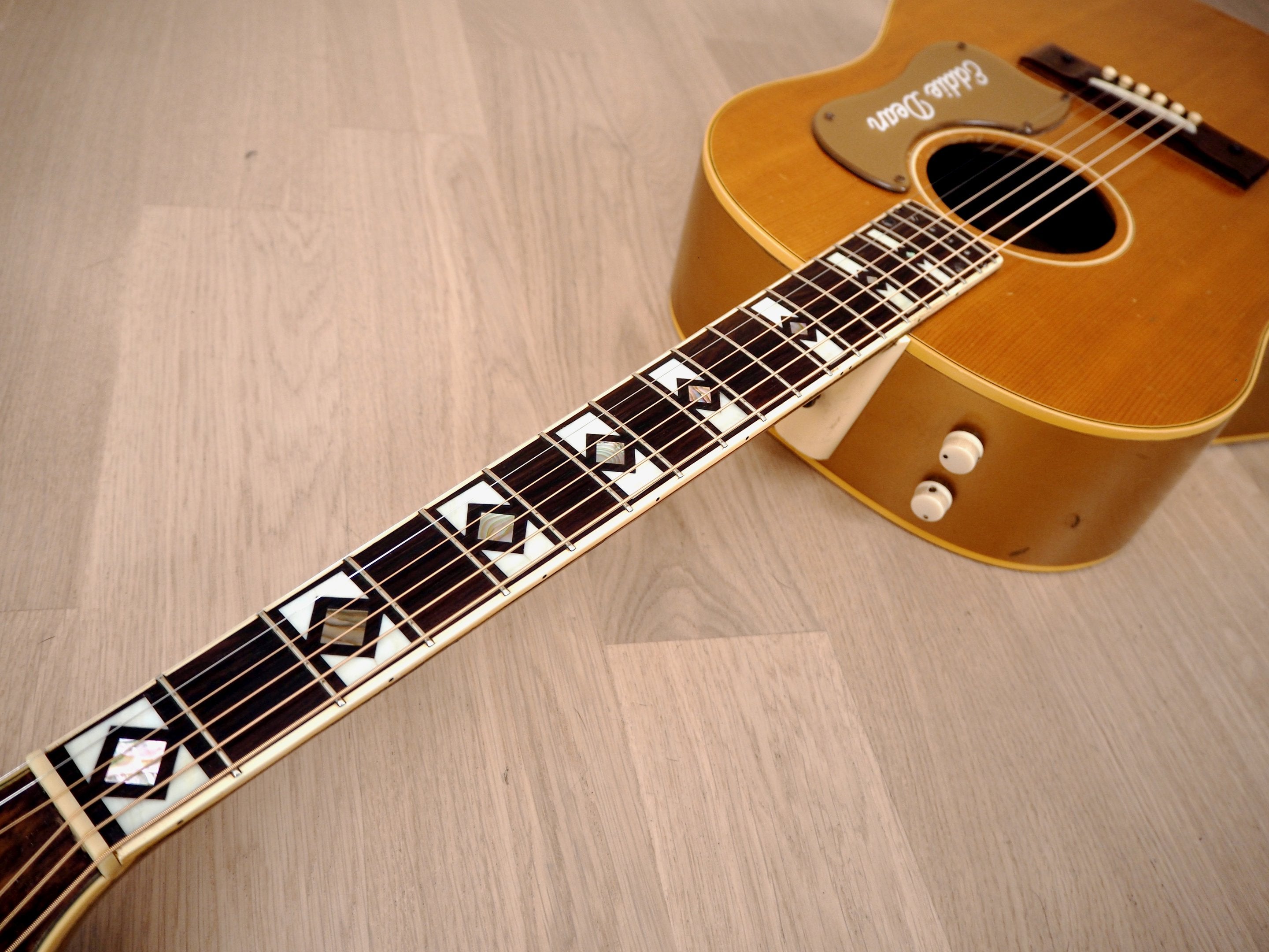 1957 National 1155E Eddie Dean Singing Cowboy One-Off Dreadnought Custom Color & Inlay, Gibson J-45 Body