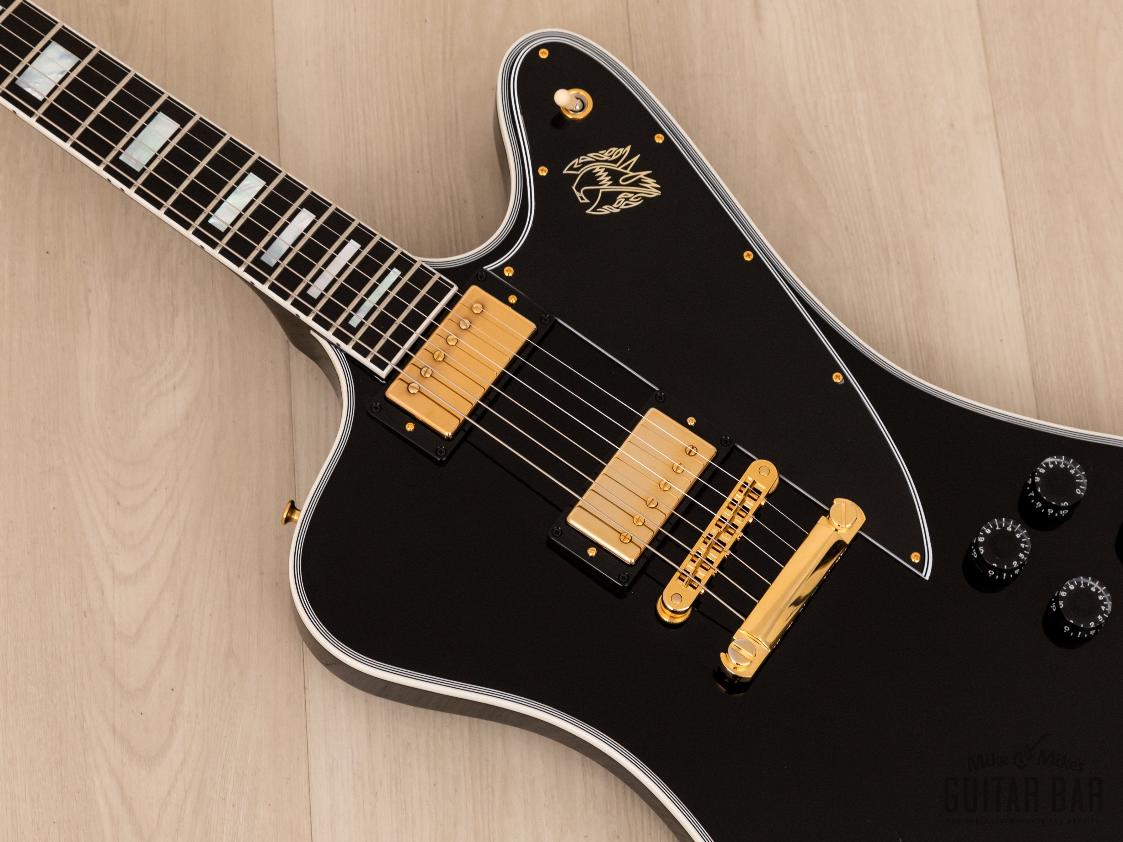 2022 Gibson Custom Shop Firebird Custom Ebony, Near-Mint w/ Case, Tags, COA