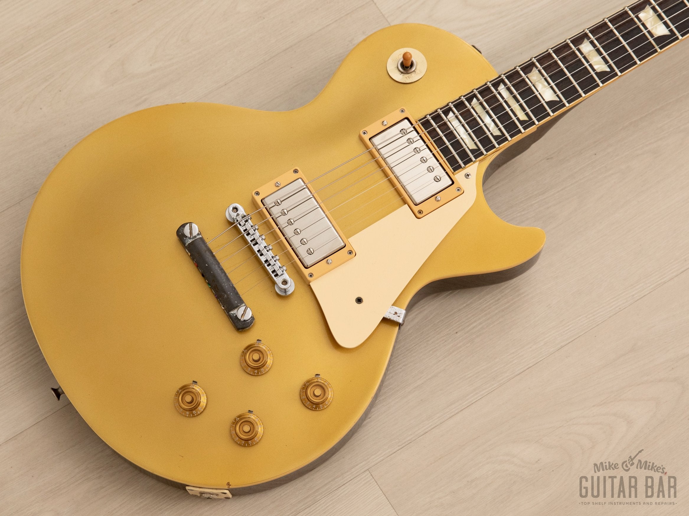 1979 Tokai Les Paul Reborn LS-50 Goldtop Darkback Vintage Guitar w/ Gibson  61 PAFs, Case