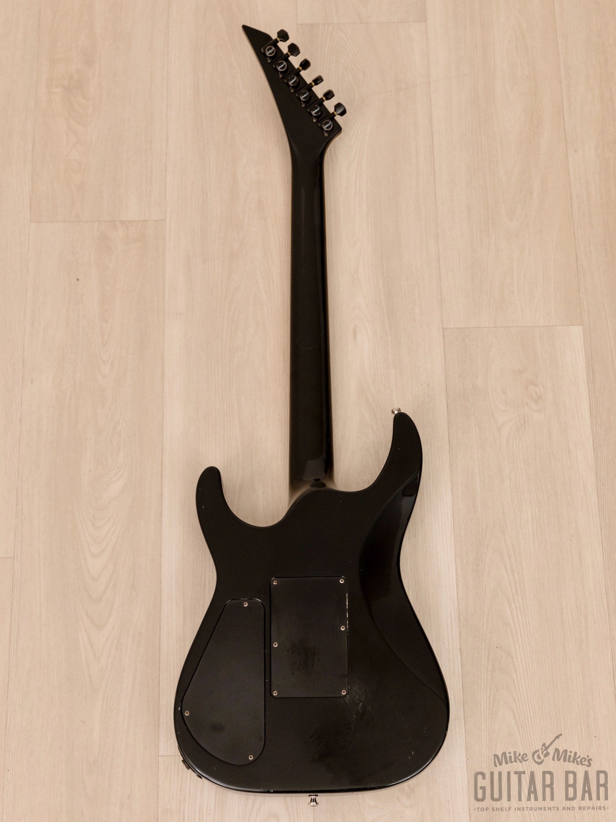 1989 Charvel by Jackson Model 6 HSS Vintage Electric Guitar Neck Through Black, Japan